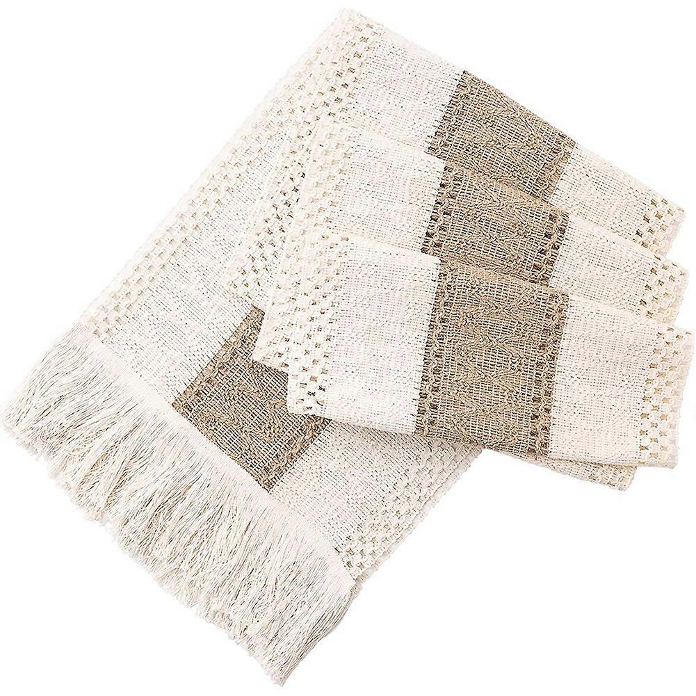 Farmhouse Boho Table Runner, for Dining Table Decoration 180cm