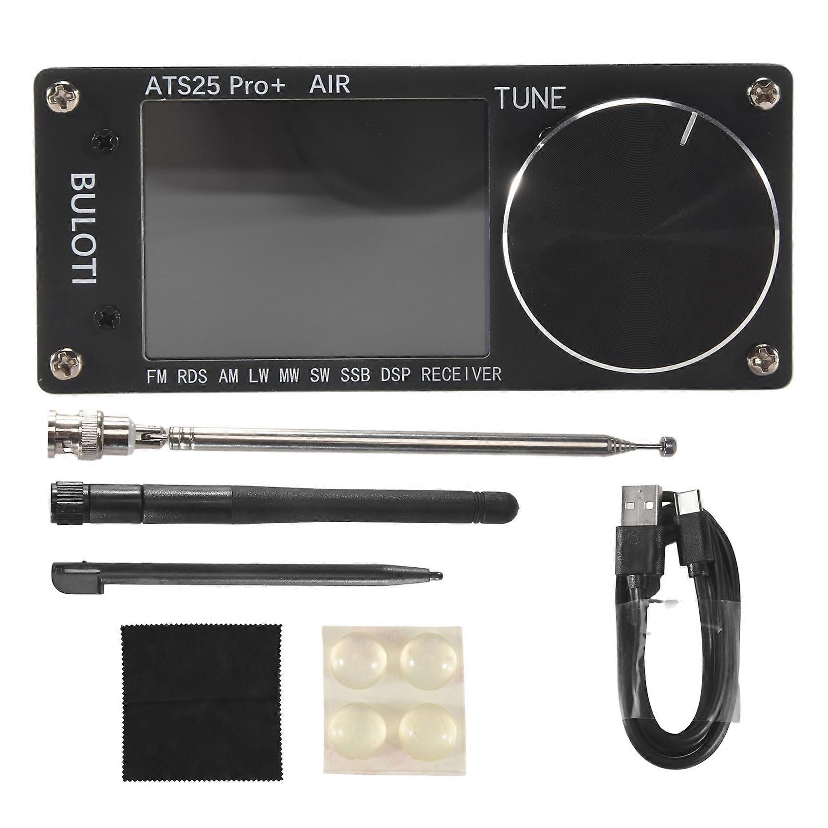 ATS25 Pro+ AIR Full Band Radio Receiver FM SW SSB MW LW AIR SDR Aviation Band Receiver Supports Bluetooth WIFI