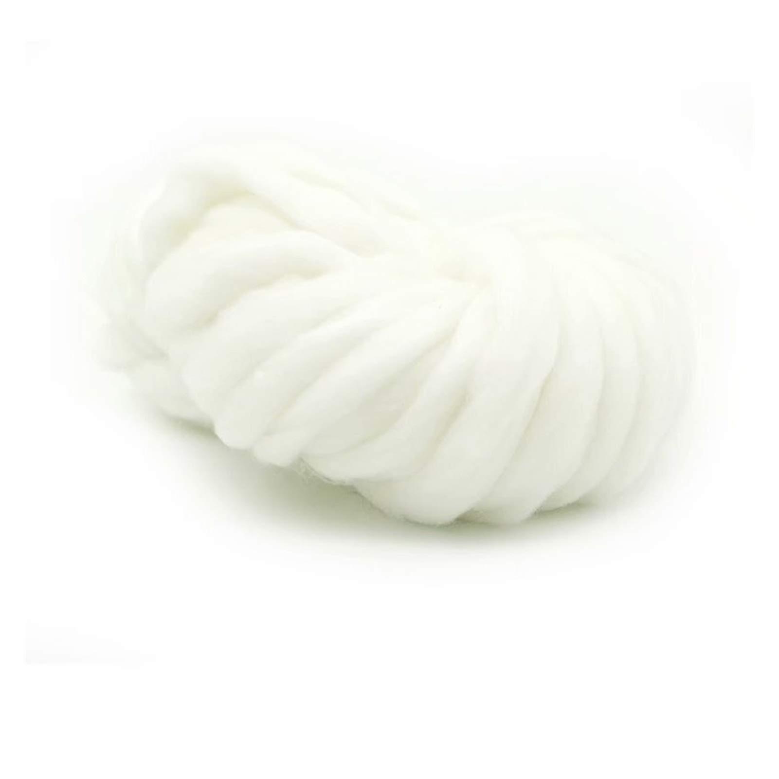 Chunky Yarn HandWoven Pet Nest Blanket Thick Wool Line 1 Color 01 Bleaching