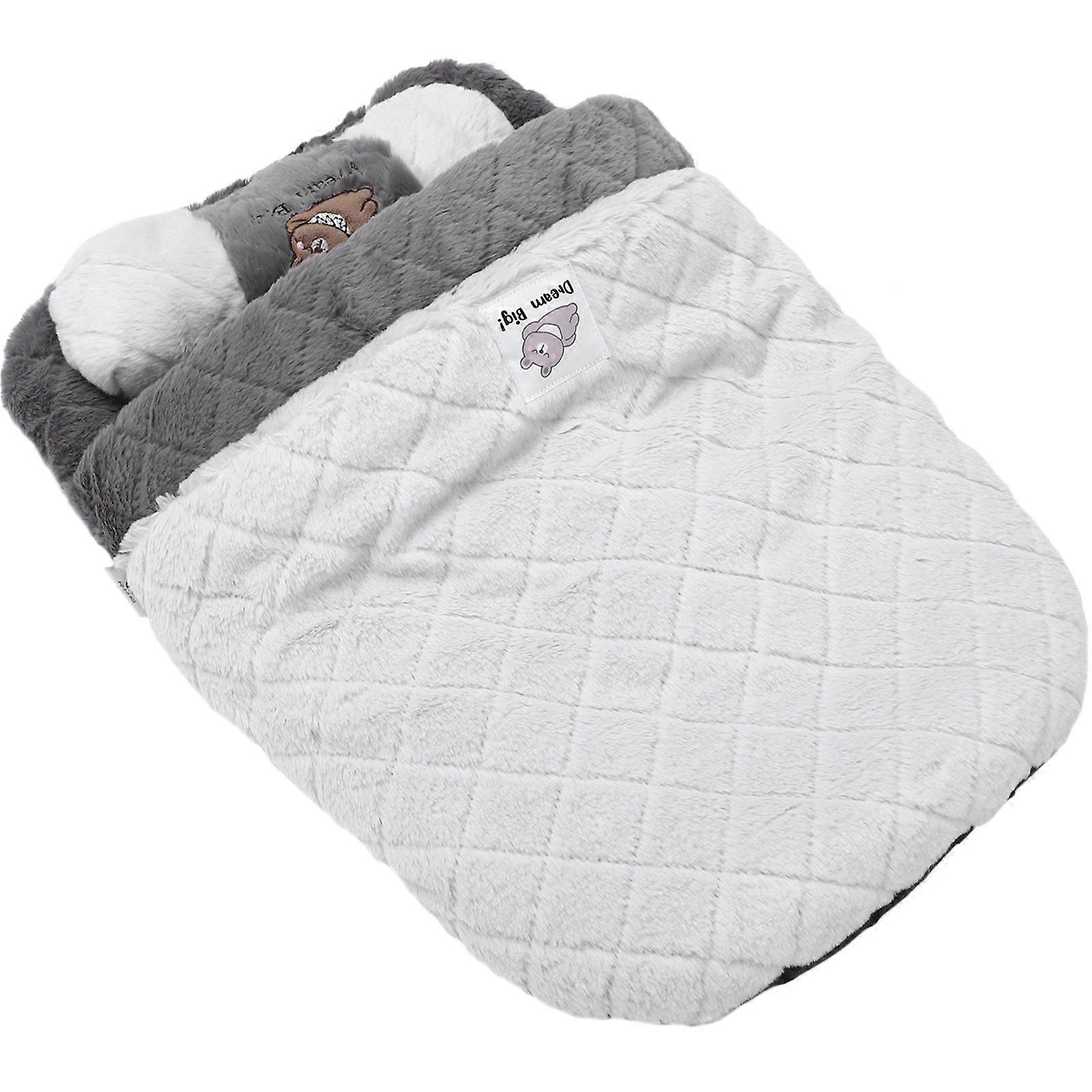 Pet Nest Warm Cat Sleep Bag for Kitten Use 1 Piece Coffee Fabric