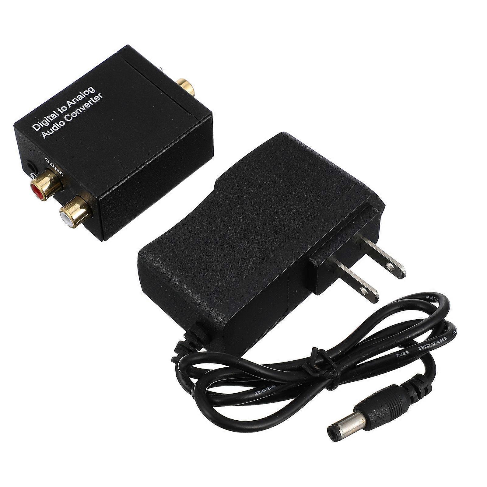 Digital Audio Converter Audio Adapter for Amplifier Speaker Plug