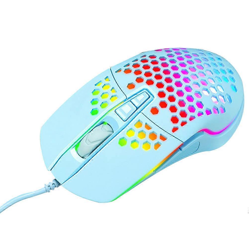 1Pcs Wired Hollow-Out Gaming Mouse for Computer Use Luminescent