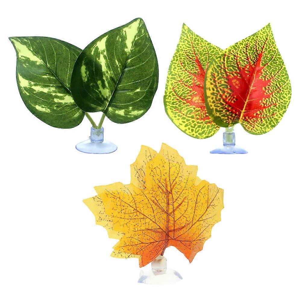 Betta Fish Leaf Pad for Breeding with 3Pcs Betta Fish Leaf Bed Rest Pad