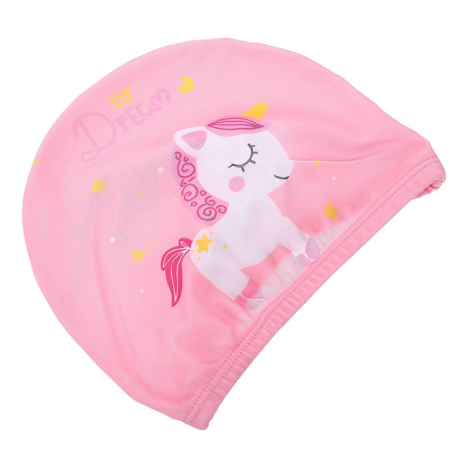 2Pcs Lightweight Swim Hat For Children With Expandable Fit And Tear Resistant Nylon Material Ideal For Swimming Bathing And Surfing