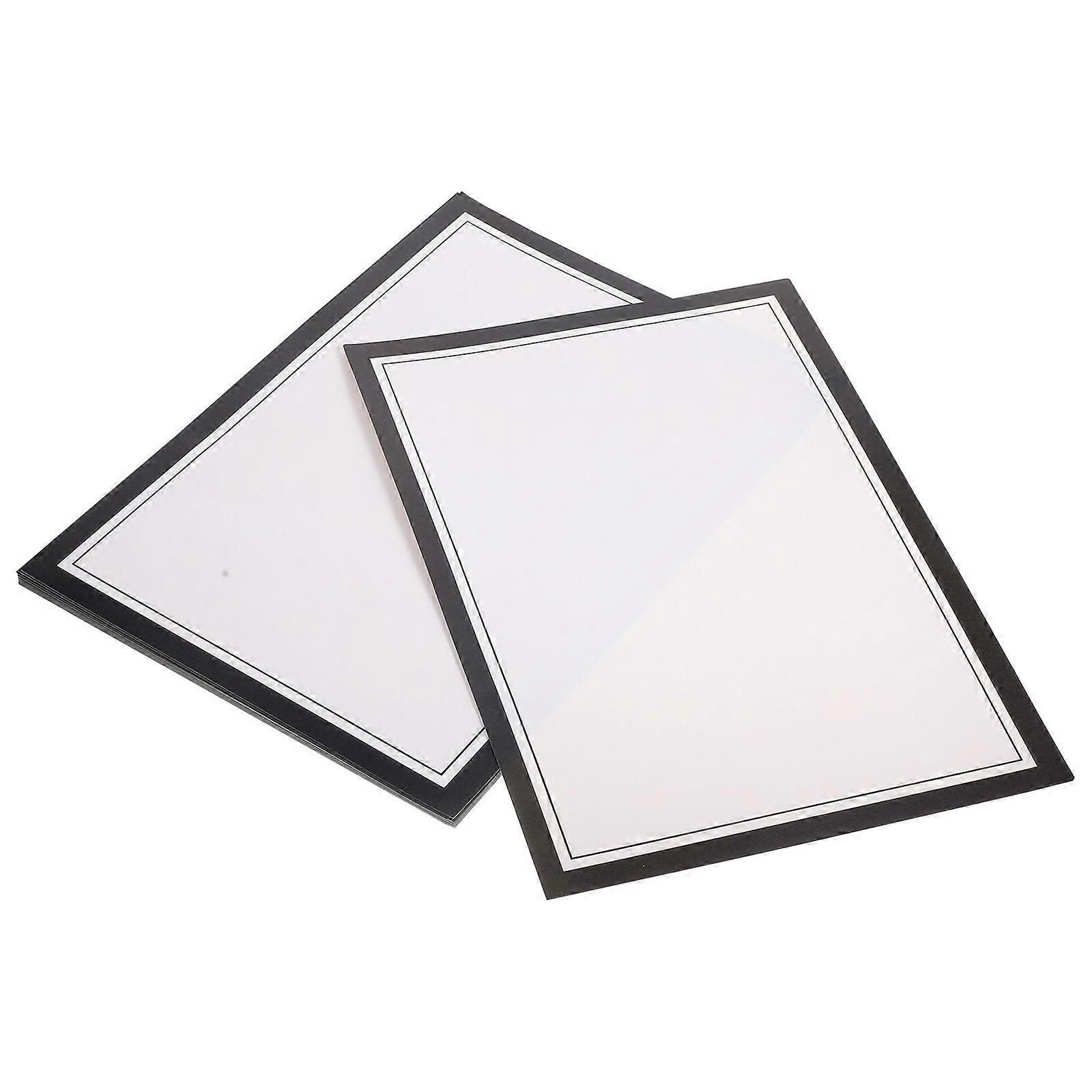Kraft Cardstock Painting Paper for DIY Painting 80Pcs Black Thickened Sheets