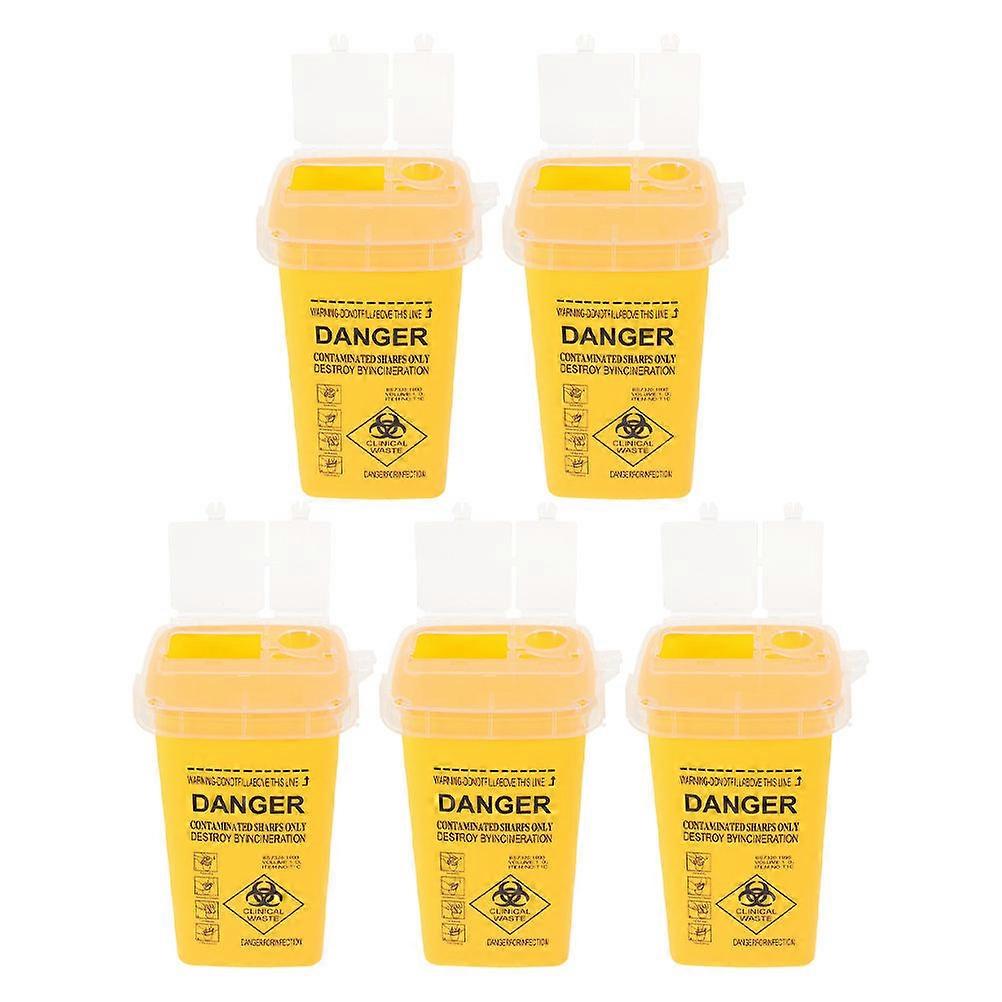 Storage Box For Parlor 10 Pcs Disposal Sharps Holder Ideal For Waste Collection With Versatile Design