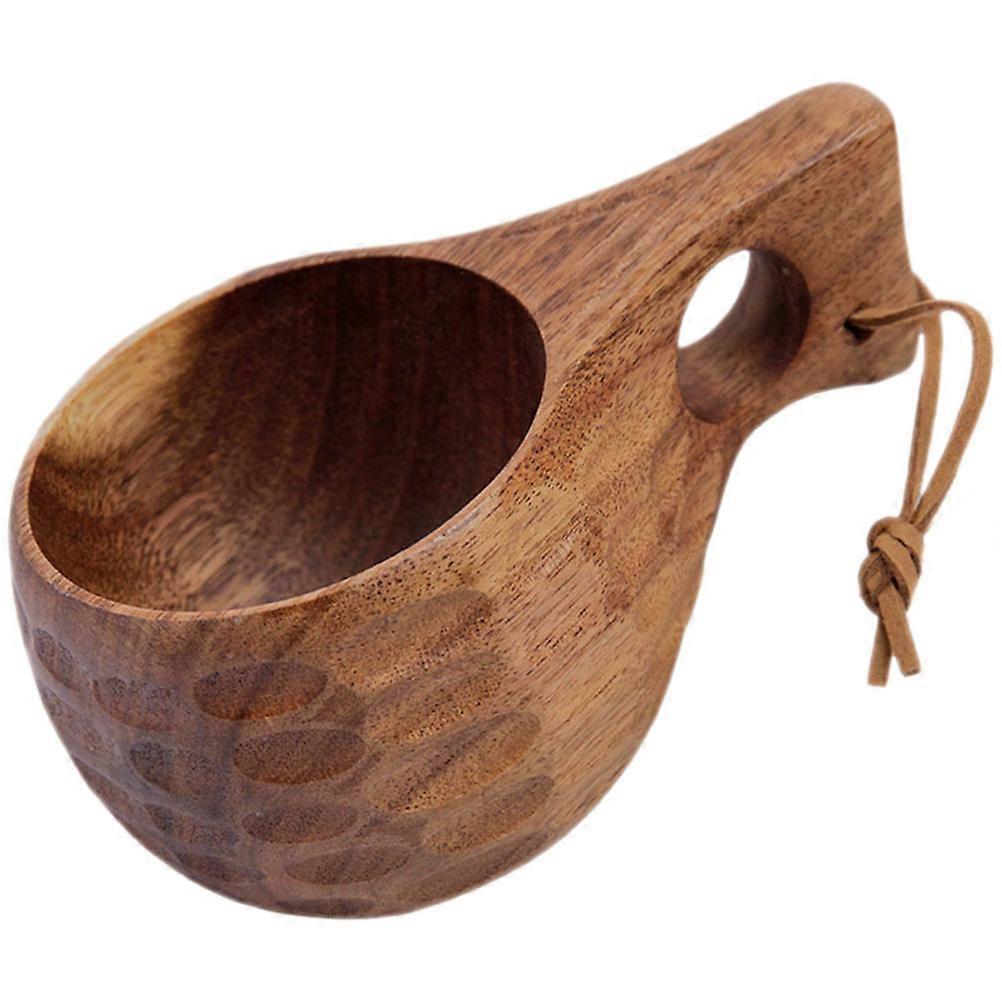Coffee Mugs Funny For Sauces Simple Design Wood 15x8cm Easy to Clean 1Pcs