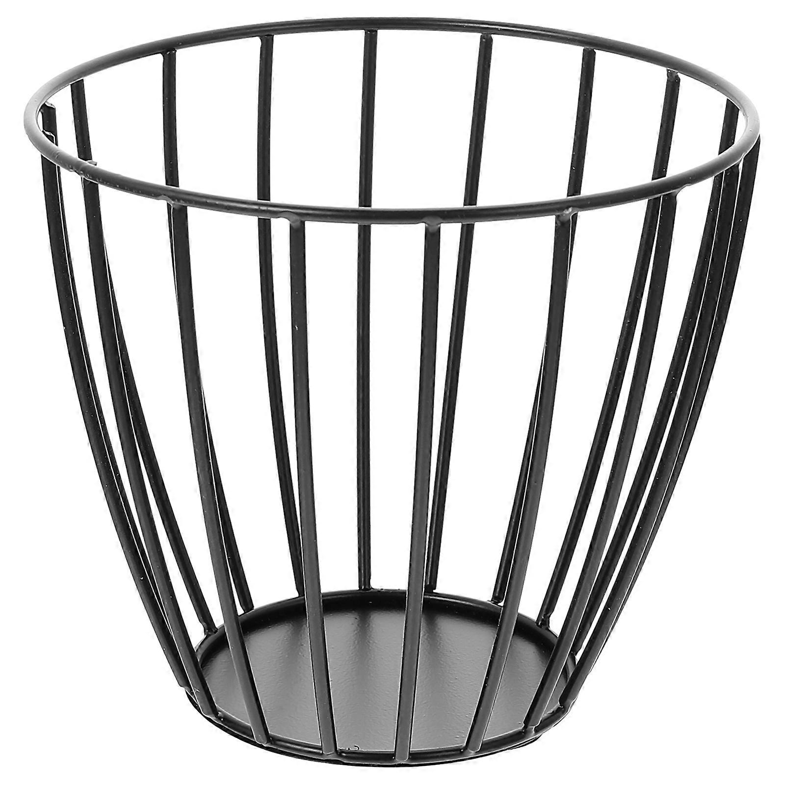 Household Storage Basket Iron Egg Basket for Kitchen Use 2Pcs