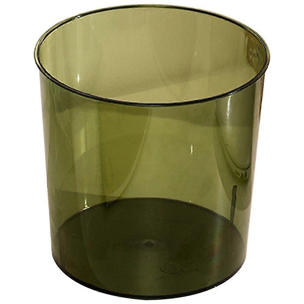Trash Can Clear Garbage Can for Home Storage 2Pcs Olive Green Container