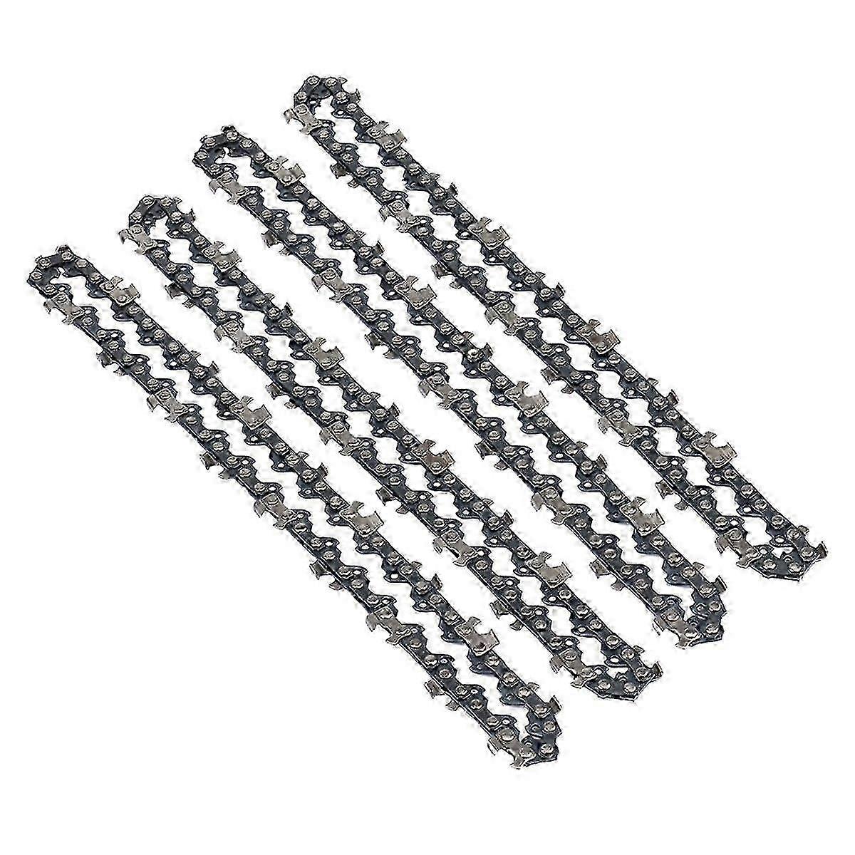 4Pcs 6 Inch 1/4 LP Pitch 37 Sections Mini Chainsaw Guide Chain For Electric Portable Handheld Chain Saw 2025