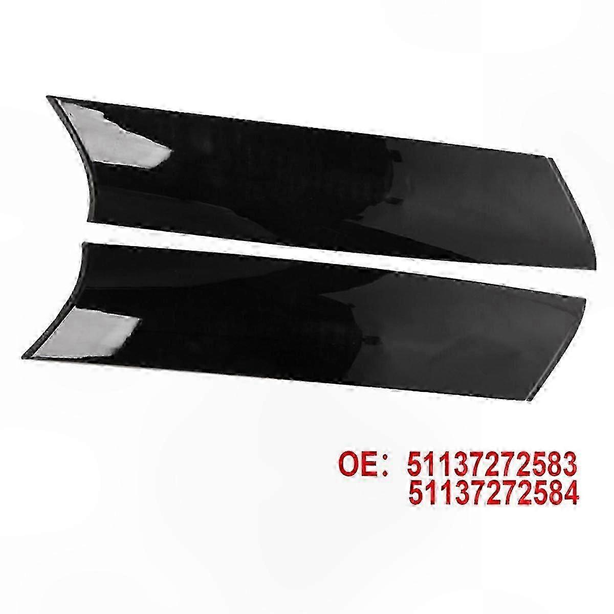 Front Windshield A Pillar Trim Cover for 2007-2015 Vehicles Outer Molding Post Strip Compatible with Multi Models