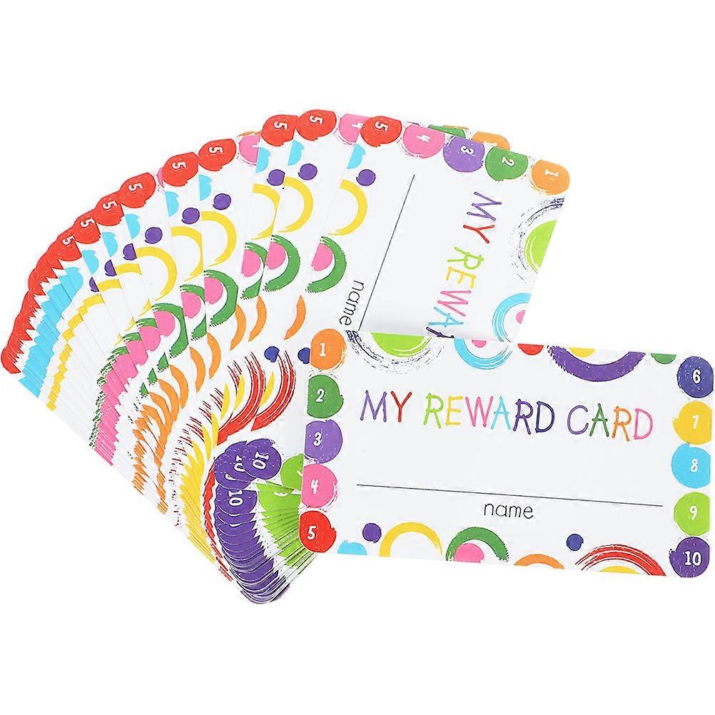Reward Card Classroom Punch Cards for Student Awards 450 Sheets Pack