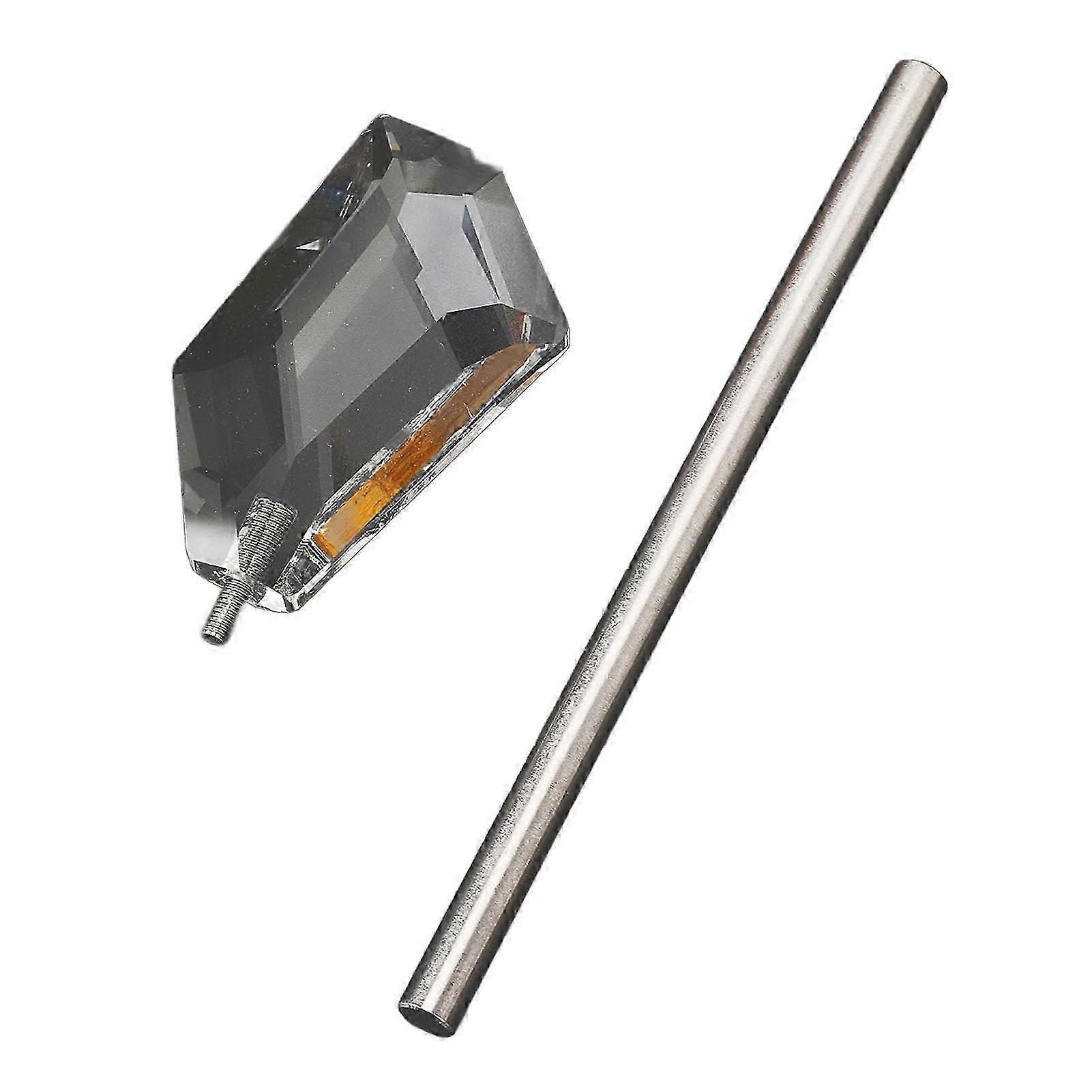 2025 Crystal Prism Filter Excellent Transparency Photography Foreground Glass Prism with 1/4 Inch Threaded Interface