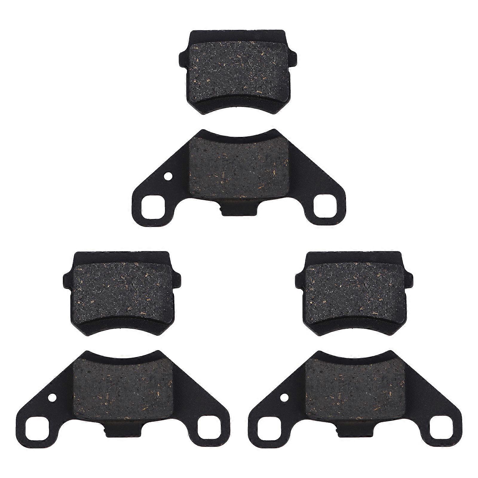 Kart Use Front Brake Pads 6Sets Practical Atv Brake Blocks Black