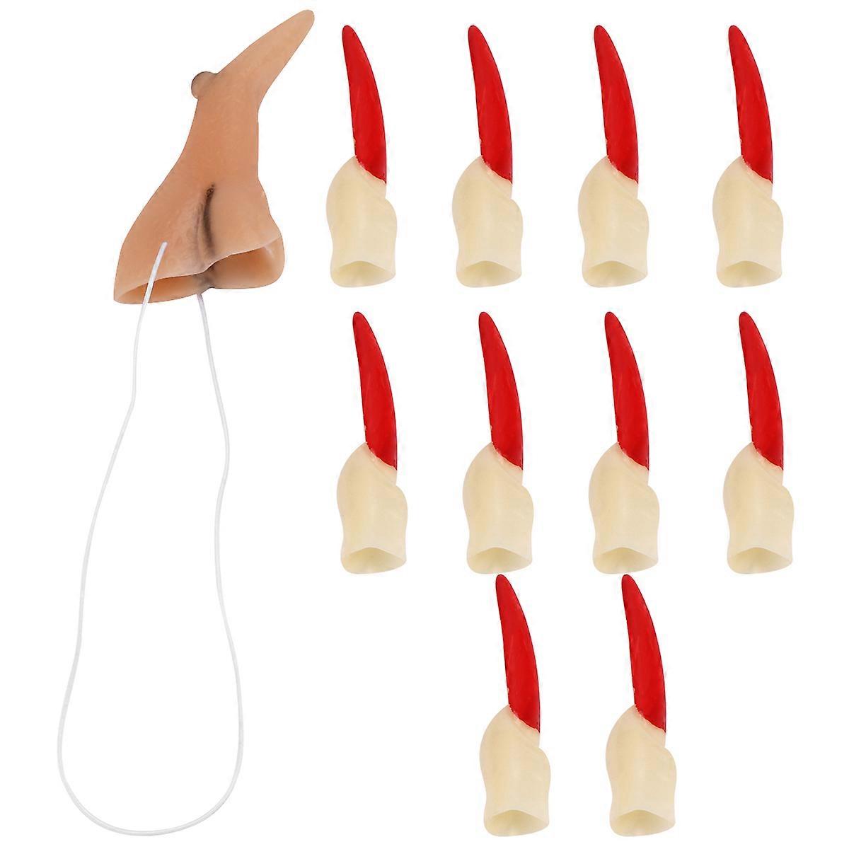 Witch Fingernails Halloween Masquerade Props for Party 22Pcs