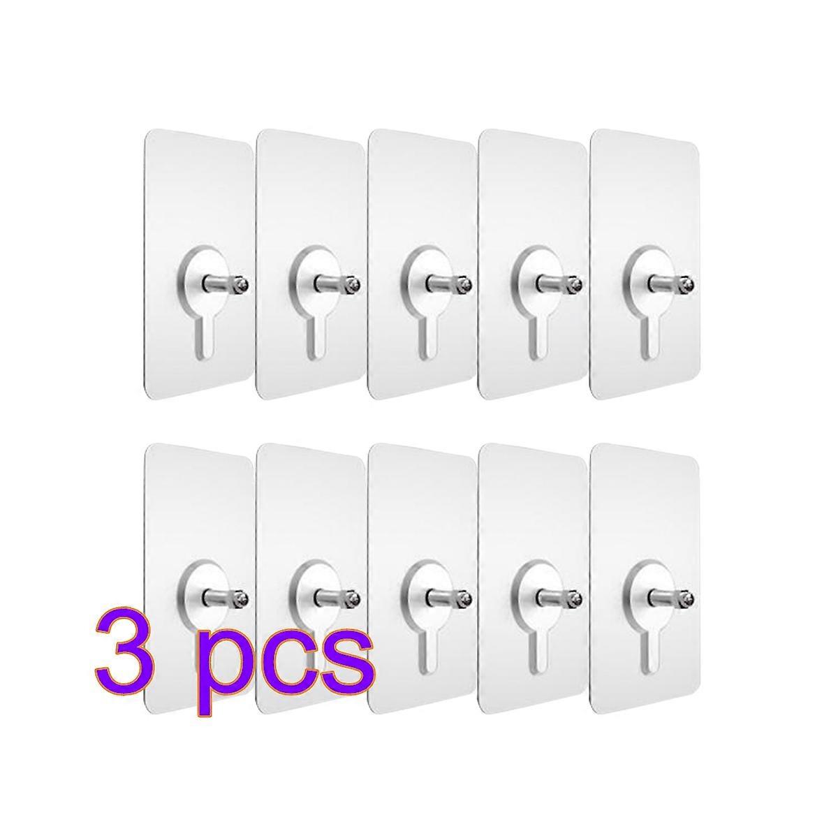 Traceless Hooks Picture Hanging Kit for Wall Use 30Pcs Transparent