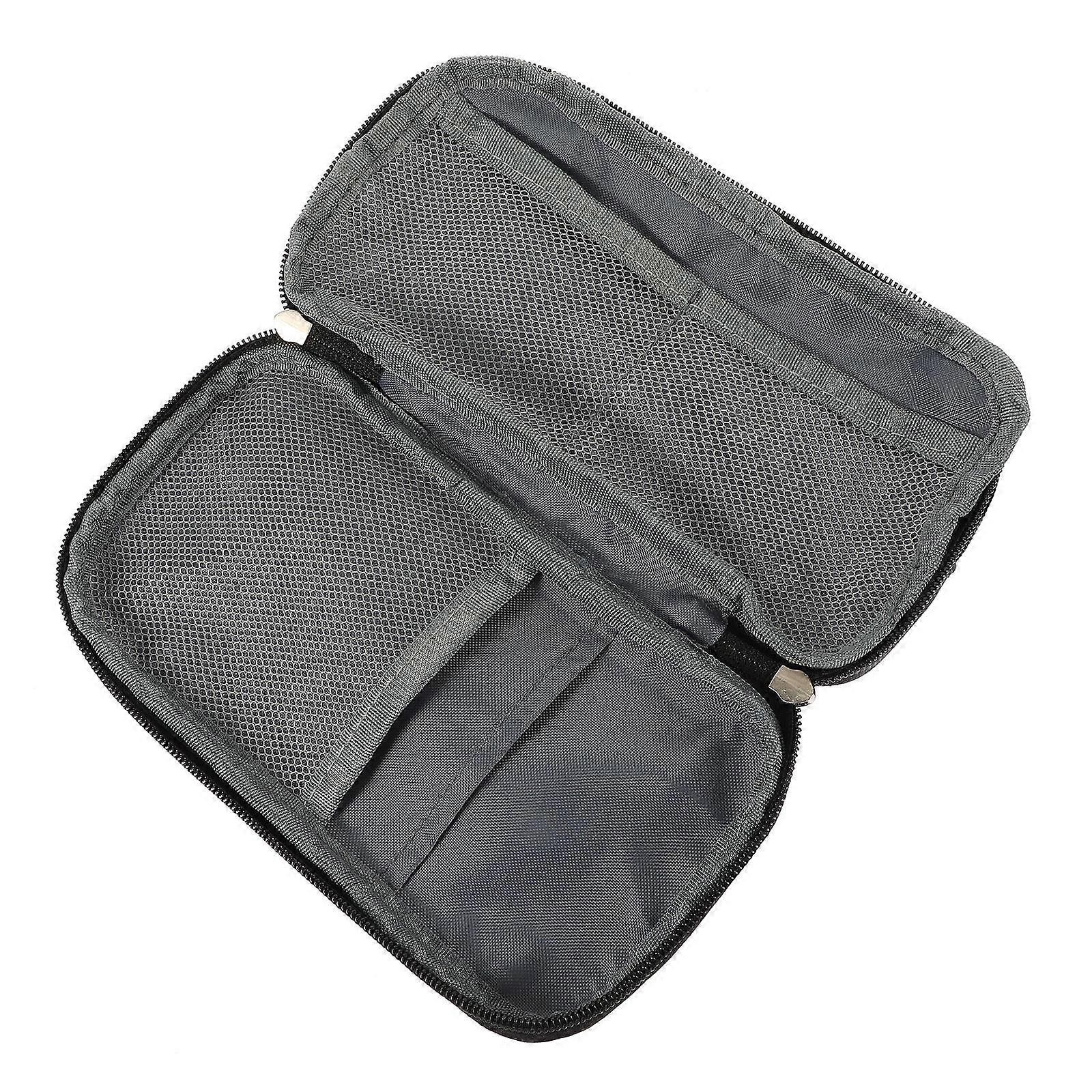 Durable Nylon Pencil Case for Students 2Pcs Multi-Layers Pen Organizer