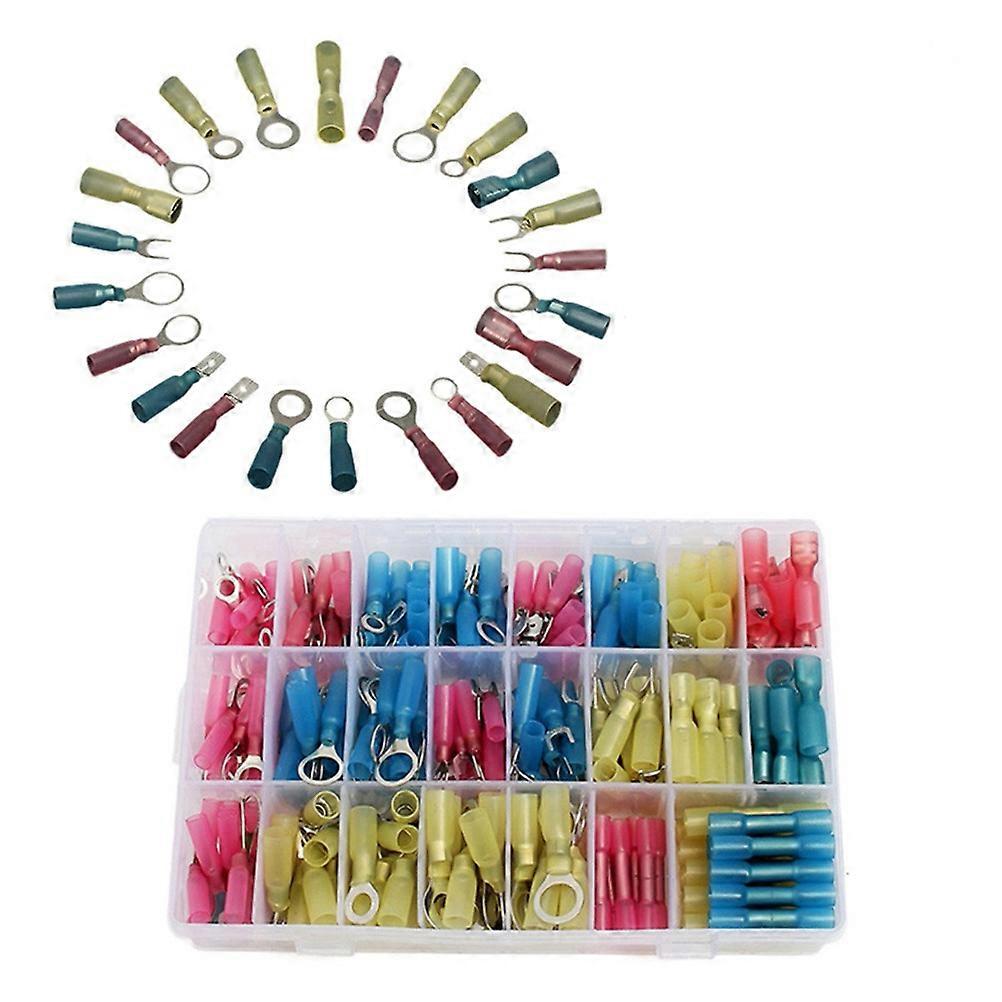Butt Terminals Heat Shrinkable Terminal for Wire Protection 480Pcs Set