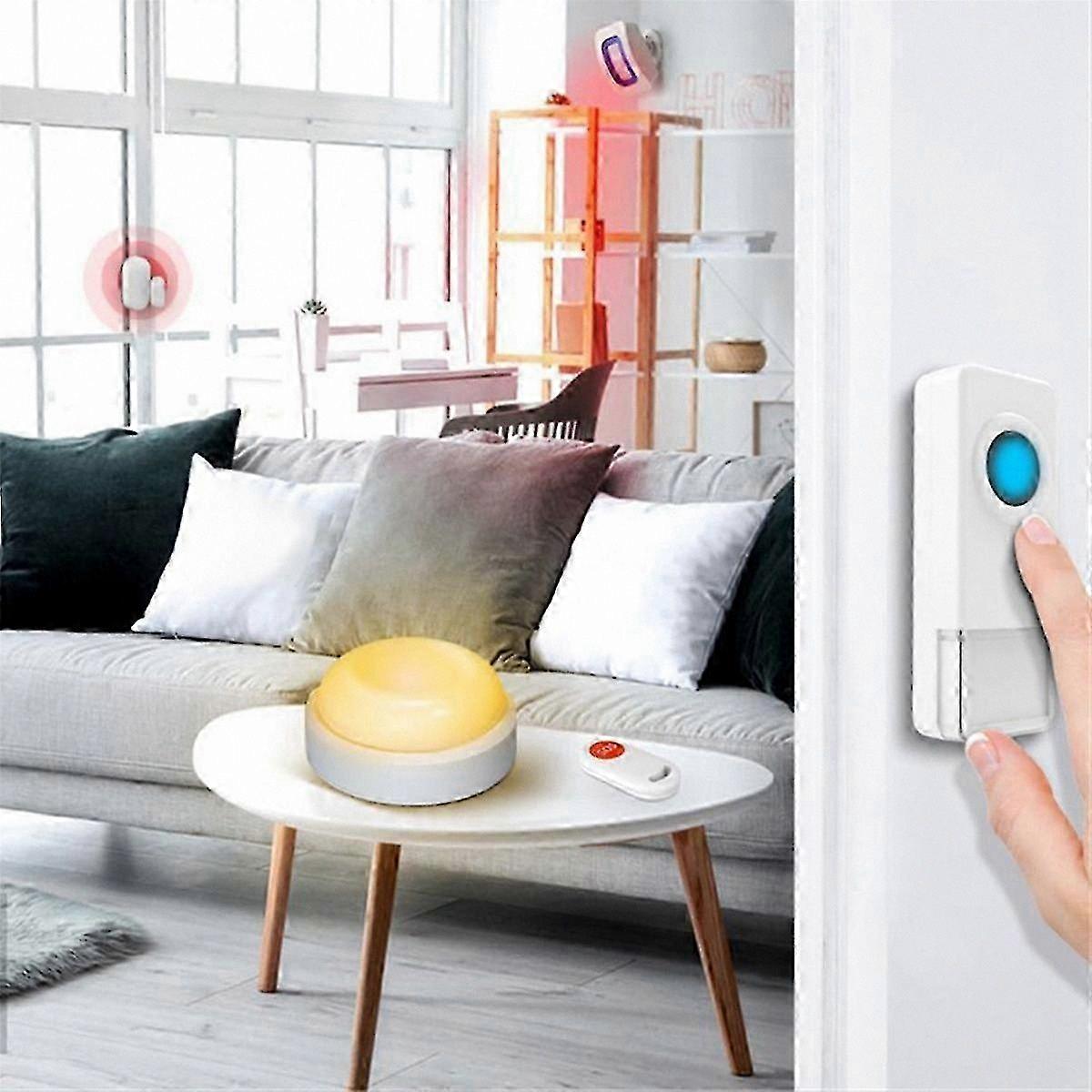 Wireless Mailbox Alert System with 800 Ft Range LED Flash Notification Chime Alarm for Mail Delivery SZRH A-F