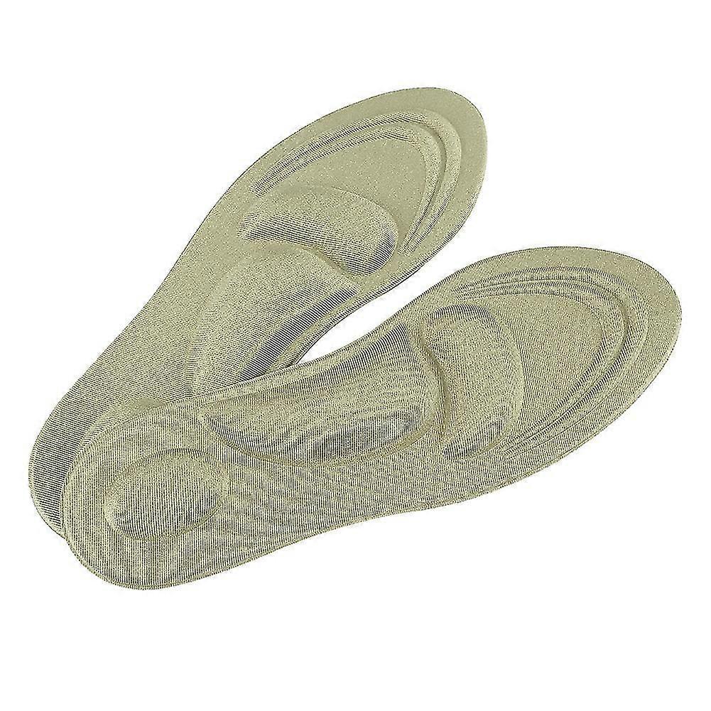 Orthotic memoryinsoles Flat Feet Arch Support Memory Foam Insole Shoe Pad Comfort Gold for Women