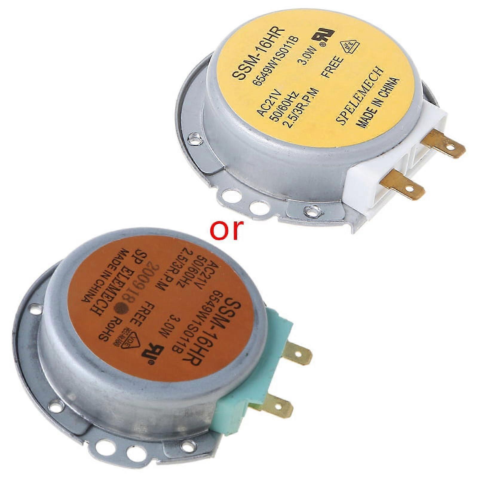 XISAOK Microwave Oven Turntable Synchronous Motor SSM-16HR 21V 3W 50/60Hz For compatible with LG