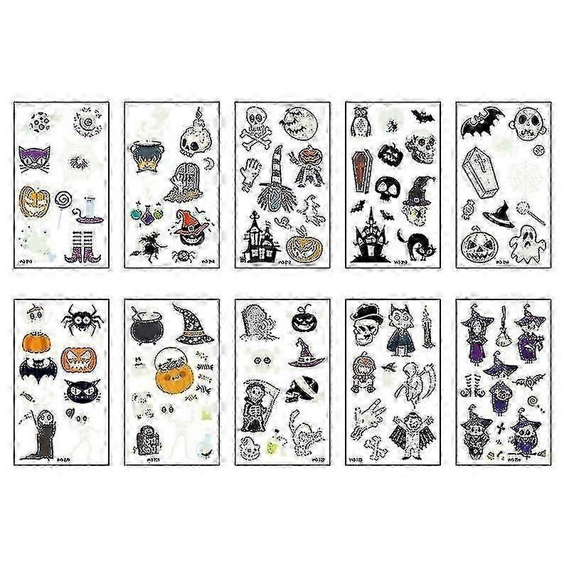For 20pcs Halloween Stickers For Halloween Decorations