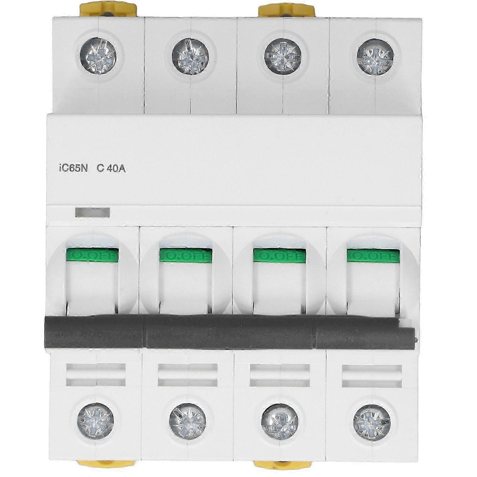 High quality  iC65N 4P Miniature Circuit Breaker DIN Rail Mounted Circuit Breaker Low Volt