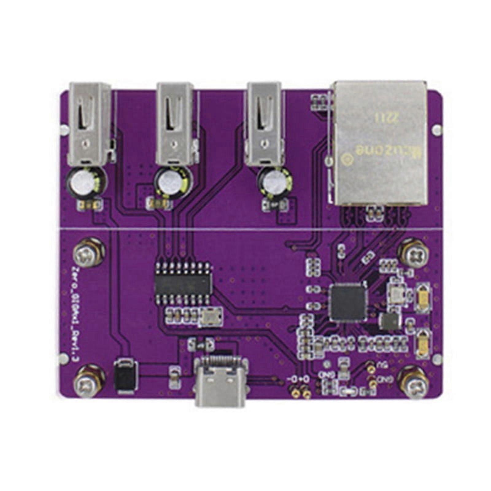 For Zero 2 W USB To RJ45 HUB Ethernet or USB To RJ45 HUB for Pi0 and Pi0 2W(Without Case)