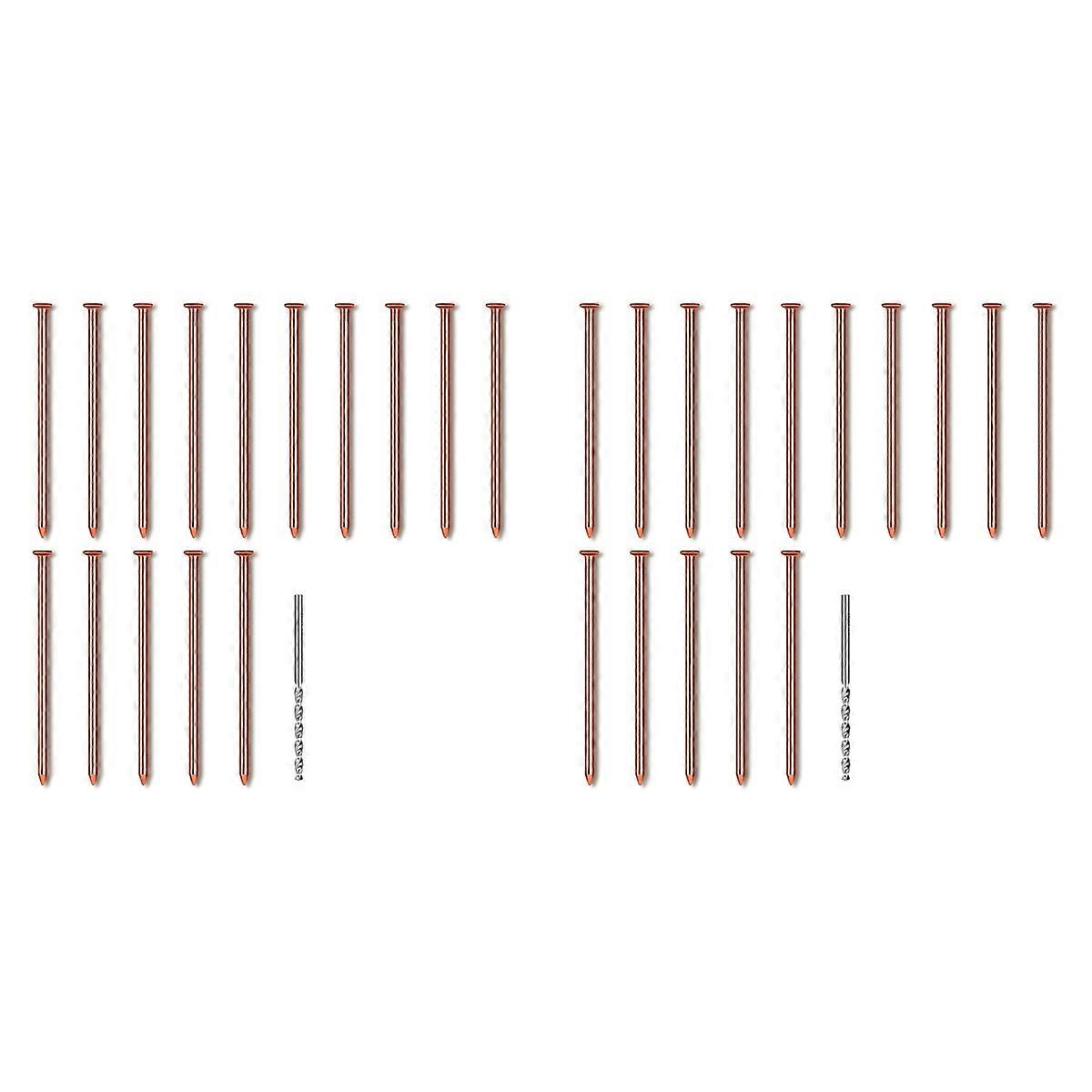 15Pcs Copper Nails for Killing Trees Stump Root, 3.14 Inch