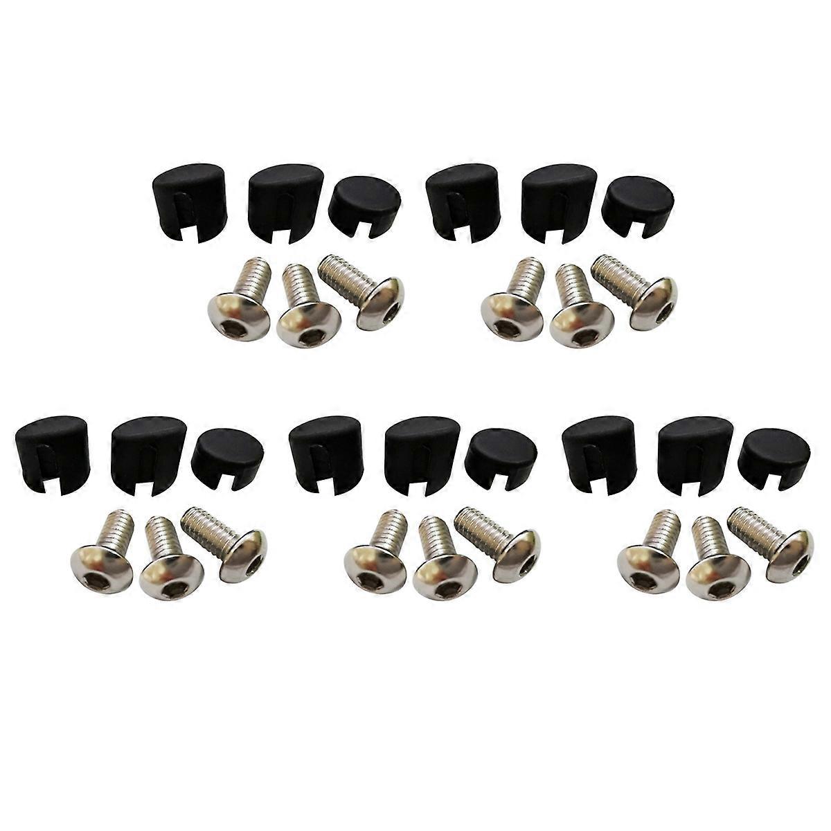 1Set Rear Rubber Screw Plug for M365 Scooter(Black)