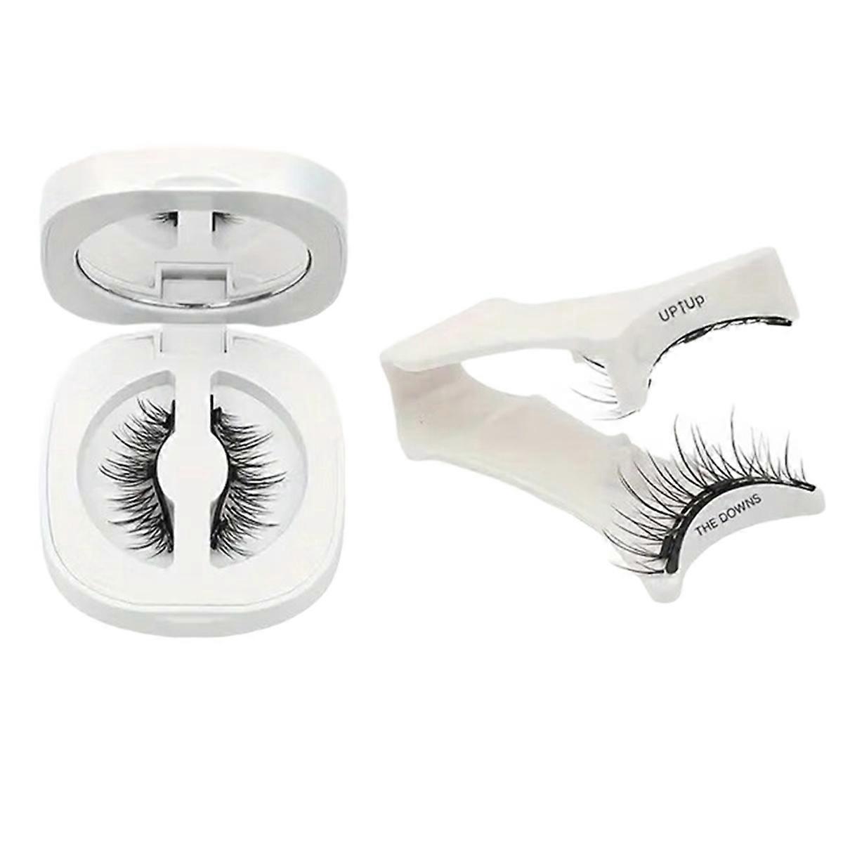 Soft Magnetic Eyelashes No Glue Needed Reusable for Eye Makeup C