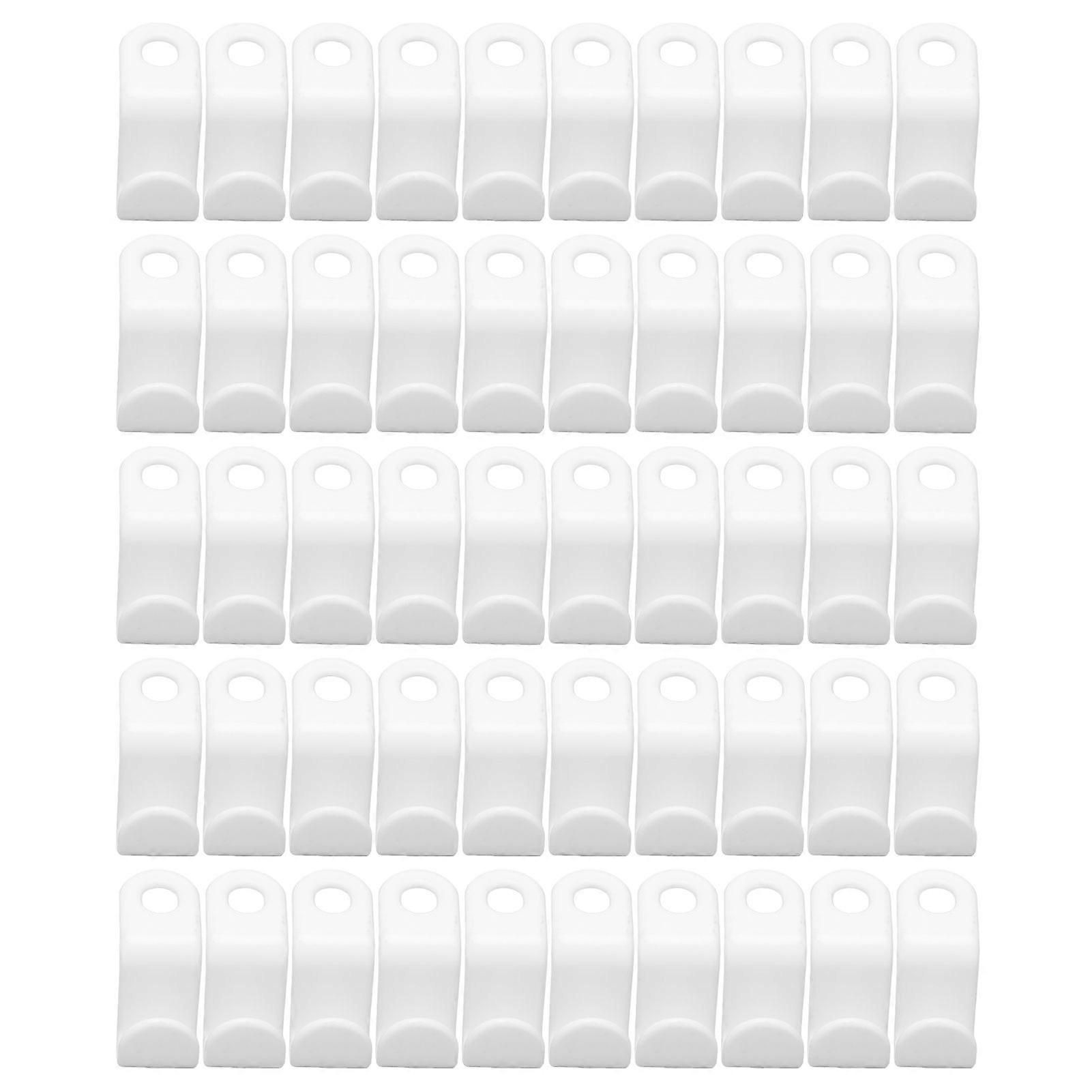 50pcs Clothes Hanger Connector Hooks Space Saving Coat Hanger Connectors for Wardrobe Closet Garderobe