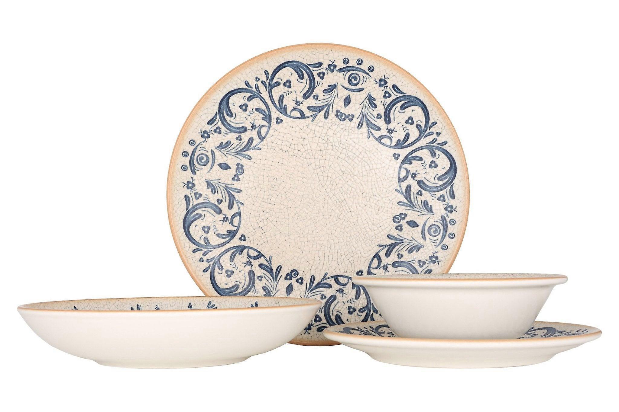 Bonna Dinnerware Set (Medium) - Viento - 24 pieces - 6 persons - Porcelain
