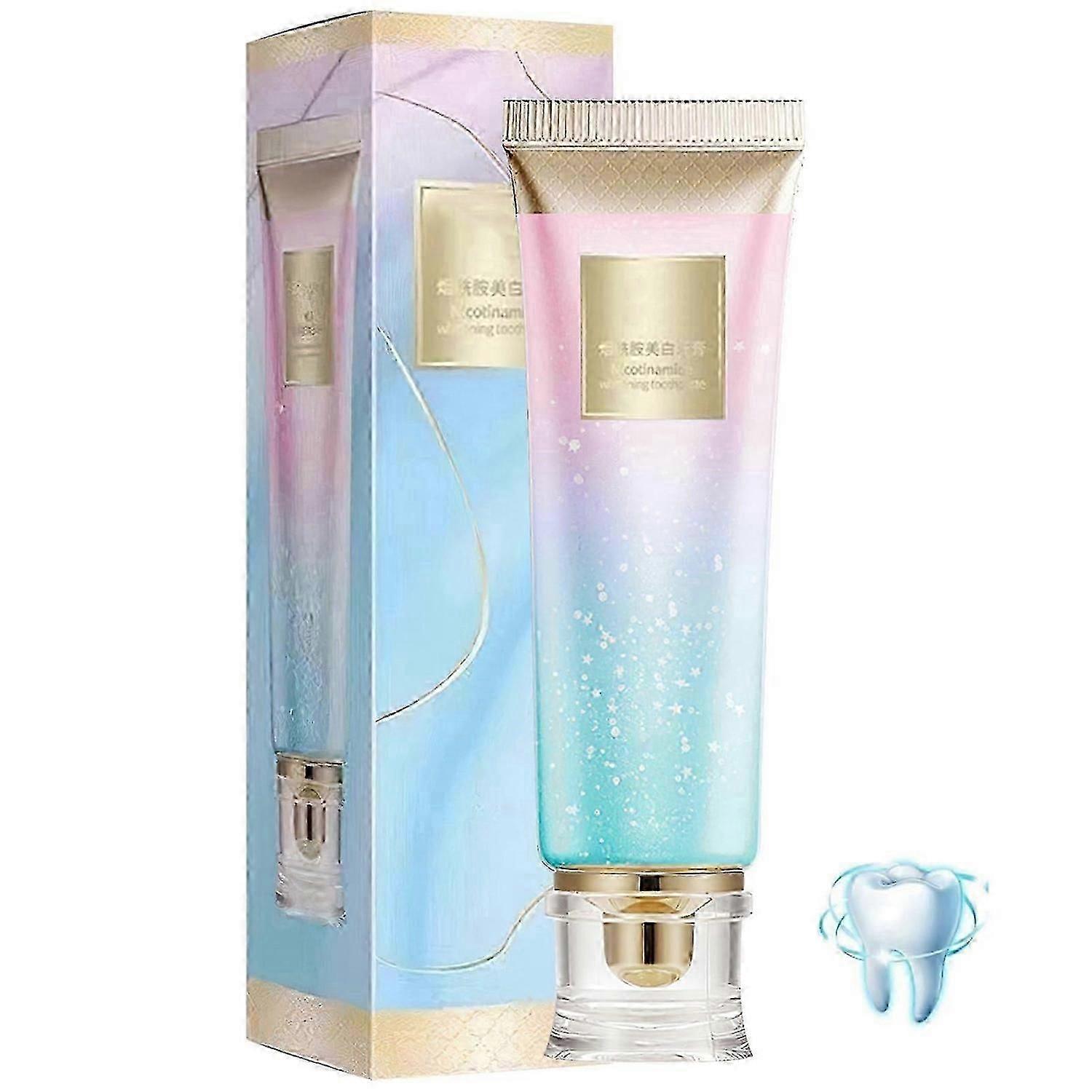 Exquisite Niacinamide Dazzle White Toothpaste, Body Accel Niacinamide Whitening Toothpaste, Fresh Breath Tooth