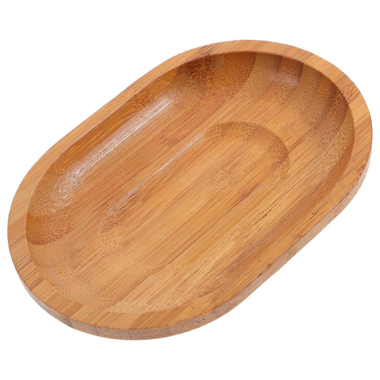 Rustic Soap Tray Bamboo Soap Holder for Bathroom Use 4Pcs Set