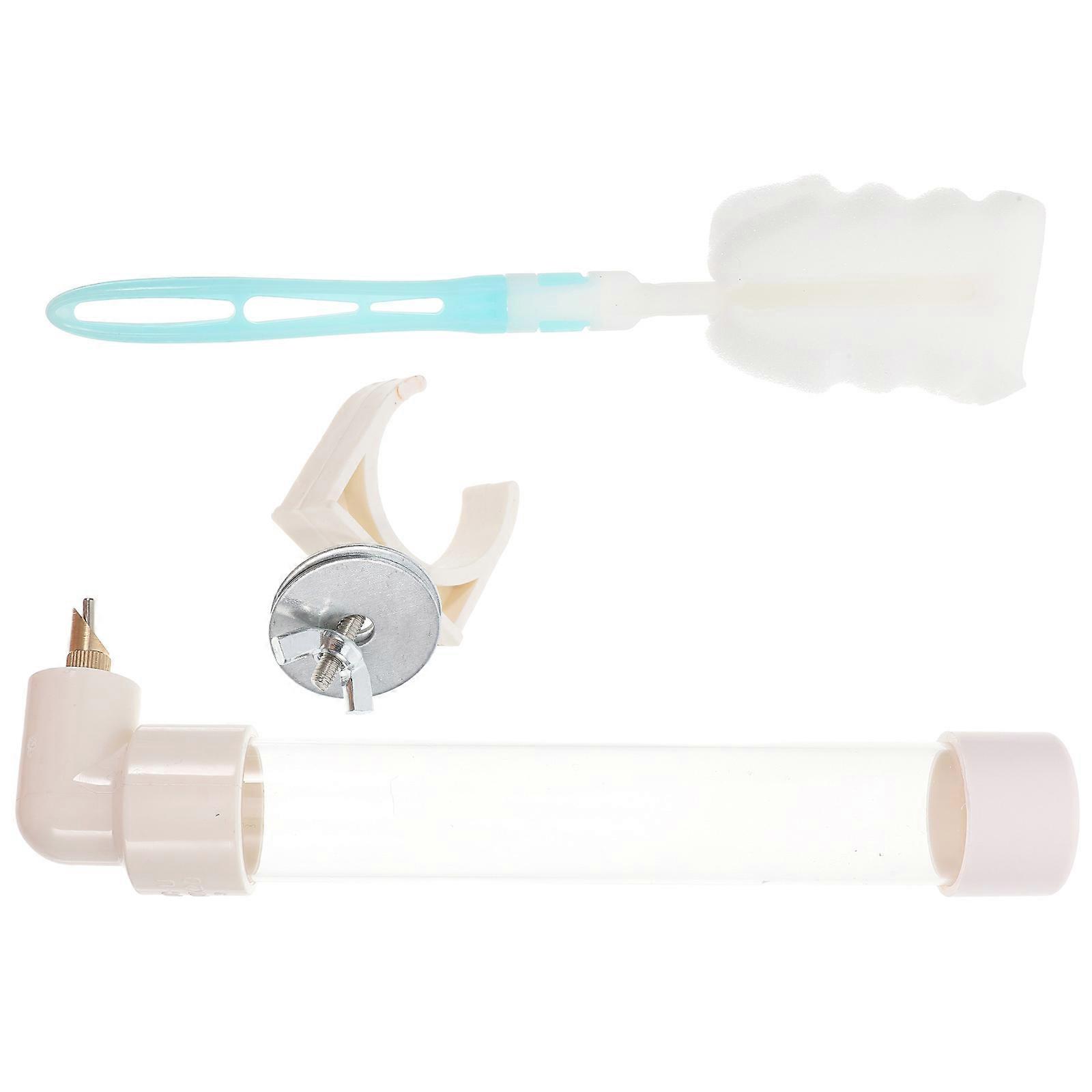 Plastic Parrot Water Dispenser Automatic Cage Feeder 3Sets for Small Pets