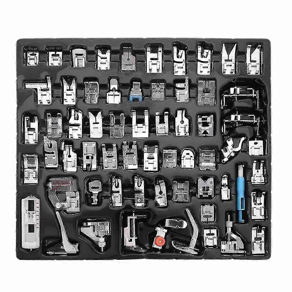 62pcs Multi-functional Domestic Sewing Machine Presser Feet Set