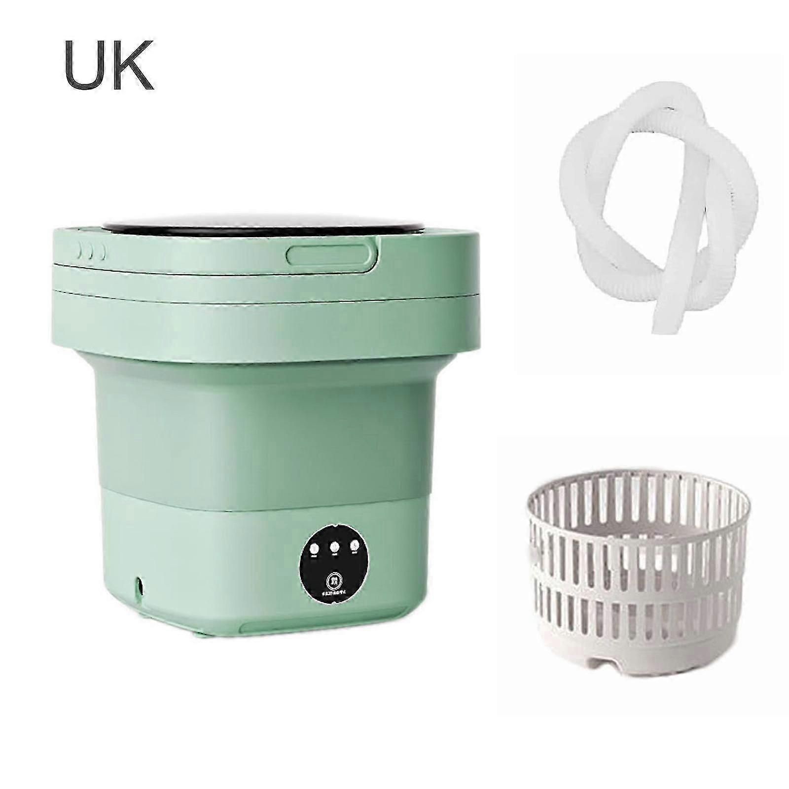 Portable Washing Machine With Dryer Bucket Folding Antibacterial Laundry