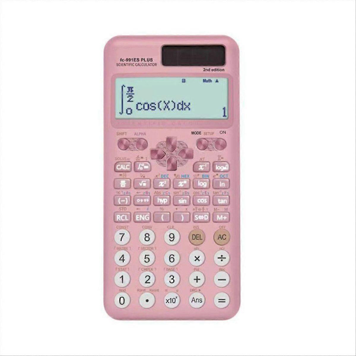 991ES PLUS-2nd Scientific Calculator 417 Functions Solar Functional Calculator for School Students