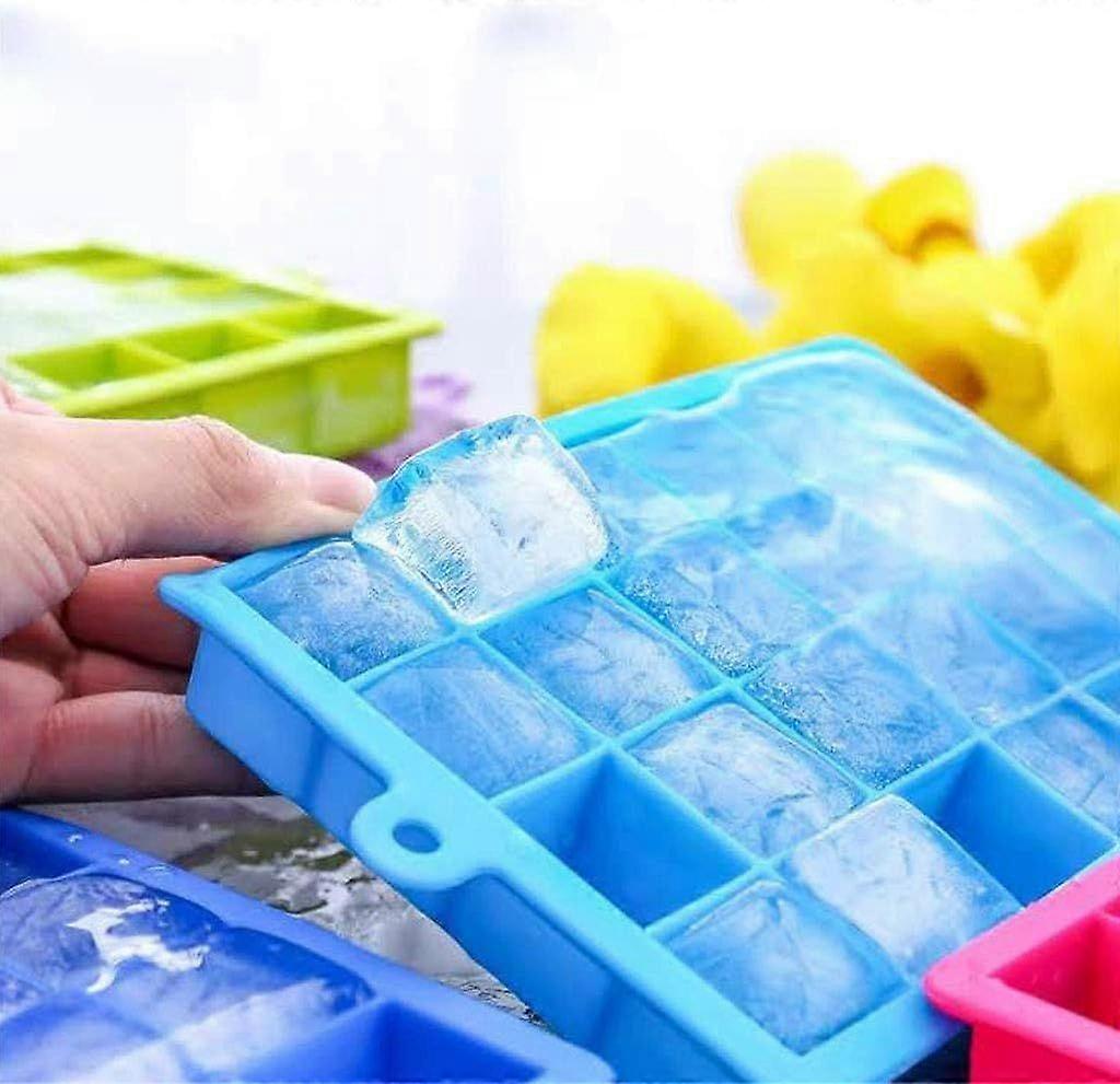 Ice Cube Trays, Silicone Ice Molds Easy-Release Flexible Ice Cube Tray