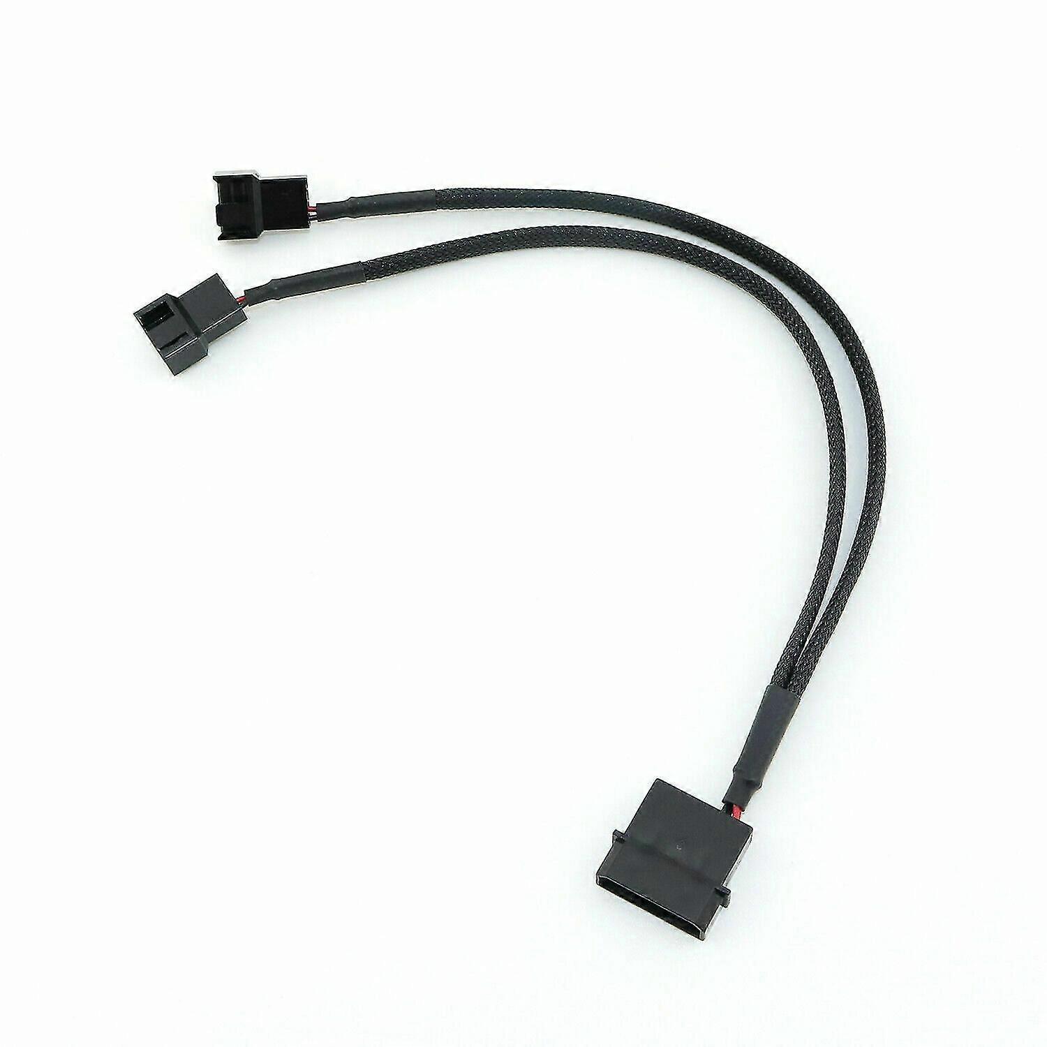 30cm 3/4 Pin Pwm  Y-splitter Adapter Cable