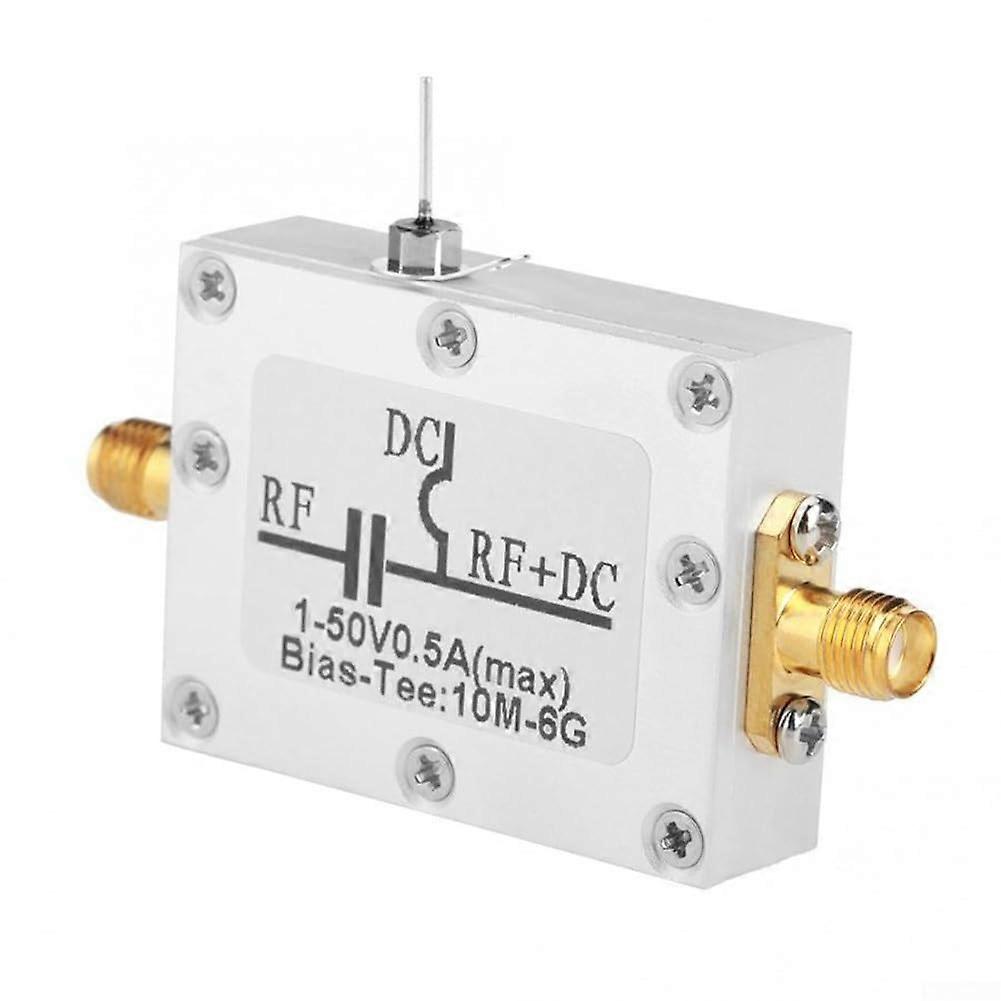 RF Broadband Module 10MHz6GHz DC Blocker With Bias Tee 42x32x12mm I/O For Fiber Optic Communication And Measurement