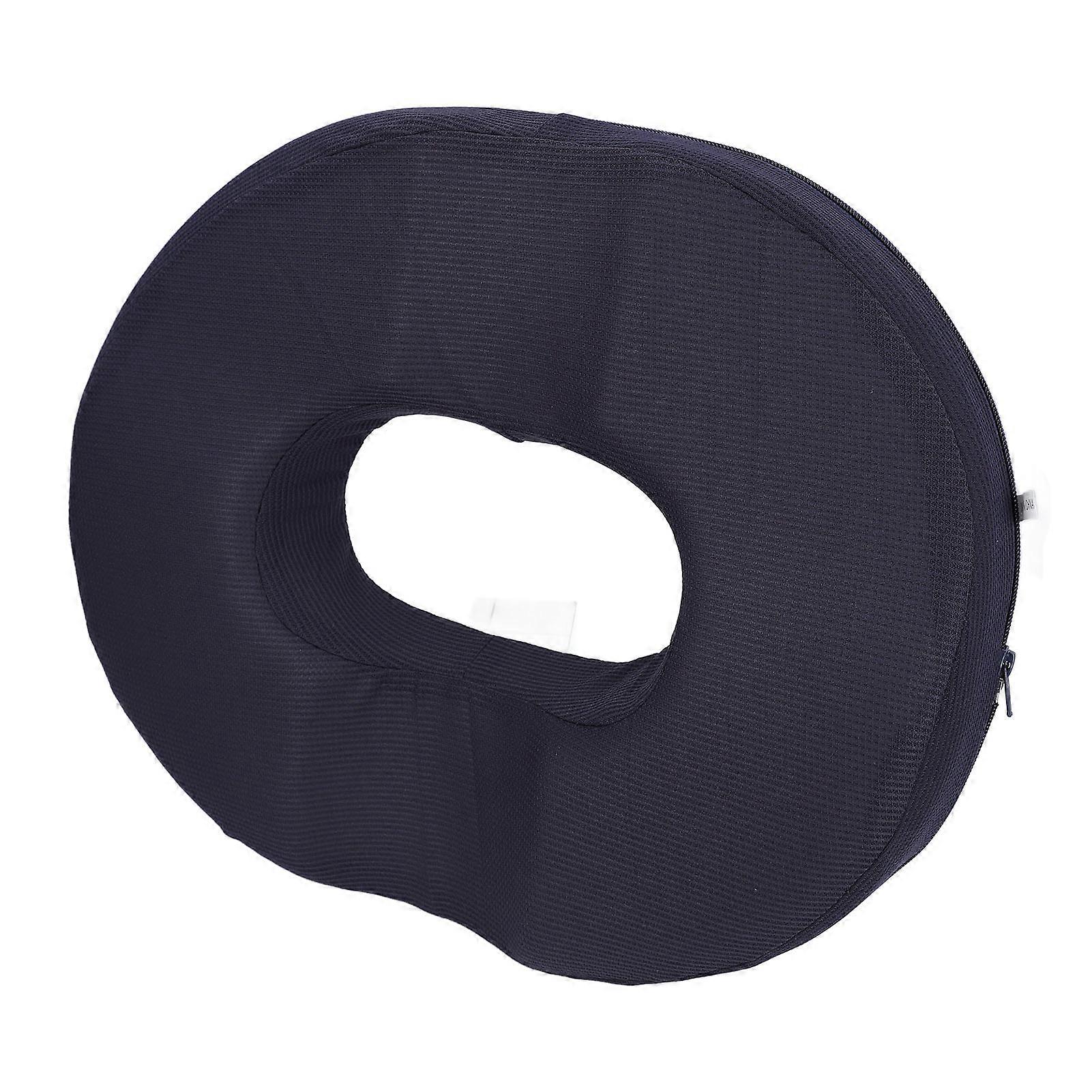 Donut Sciatica Support Donut Memory Foam Chair Cushion Pillow for Tailbone Navy Blue 4U Male 