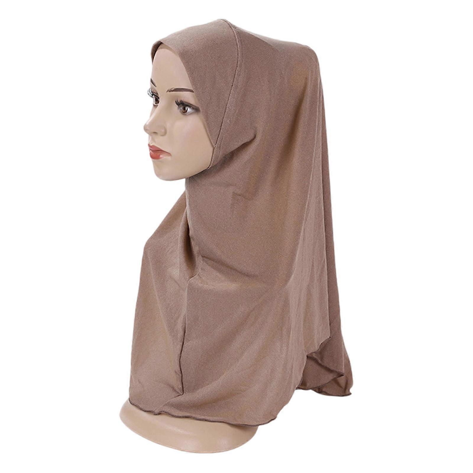 Voile uni contemporain pour filles, couvre-chef léger, foulard pour enfants, parfait pour diverses occasions 1