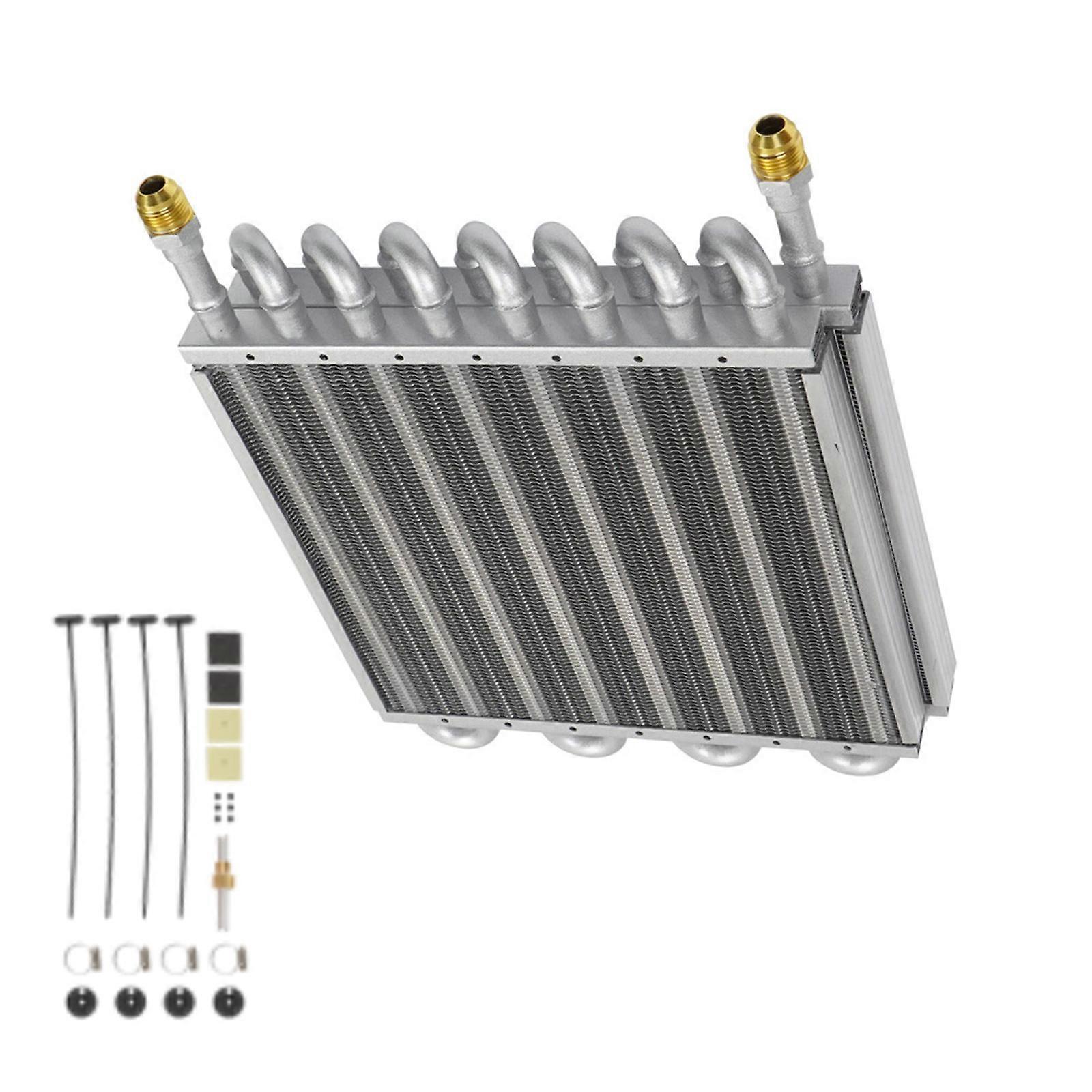 Suitable Vehicle Air Conditioning Condenser 16 Row Two Layer Structure For Multiple Car Models With Better Heat Transfer  Silver