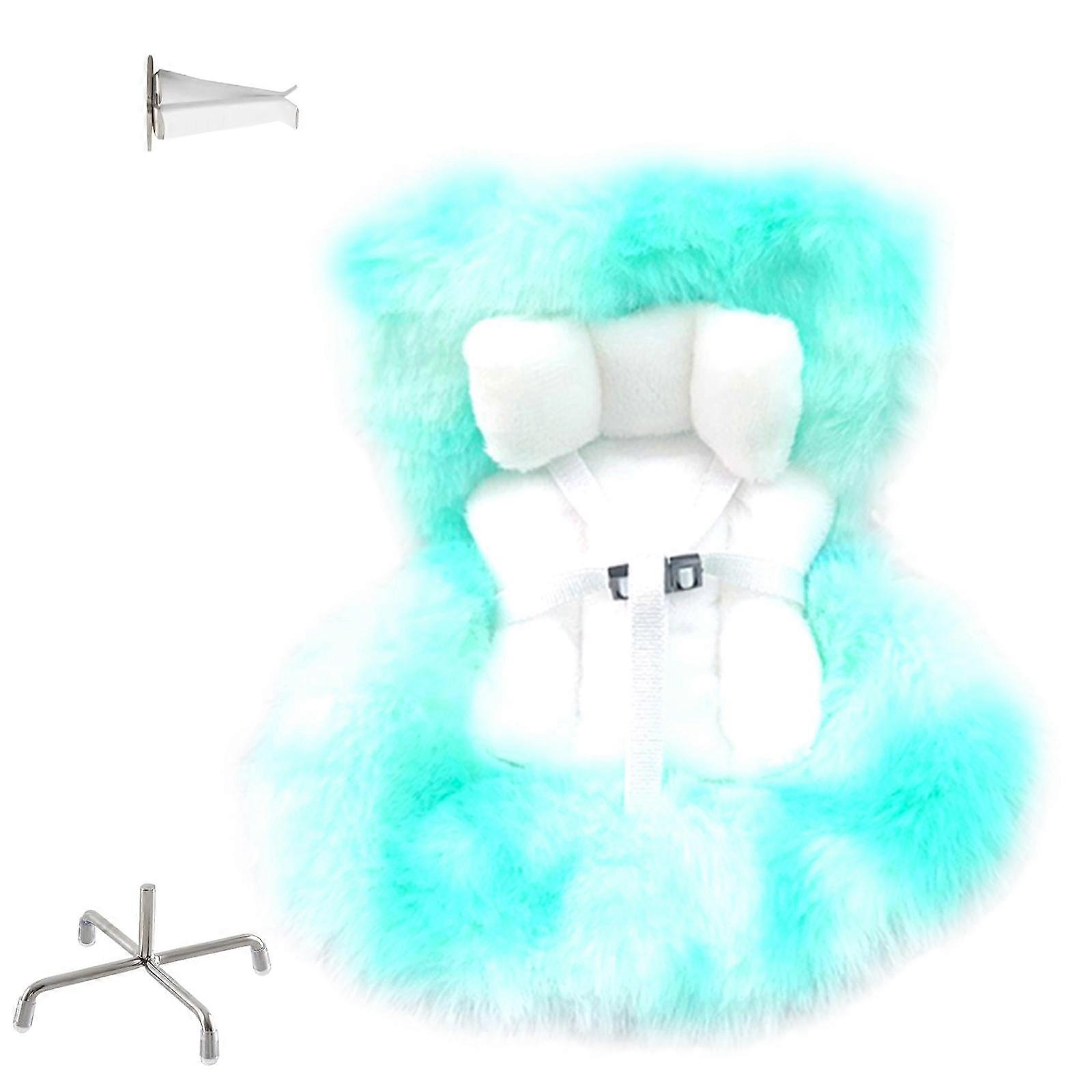 Double Purpose Plush Doll Chair With Vent Mount Clip Adjustable‌ Display Stand For Blind boxes collector Decors  Color G