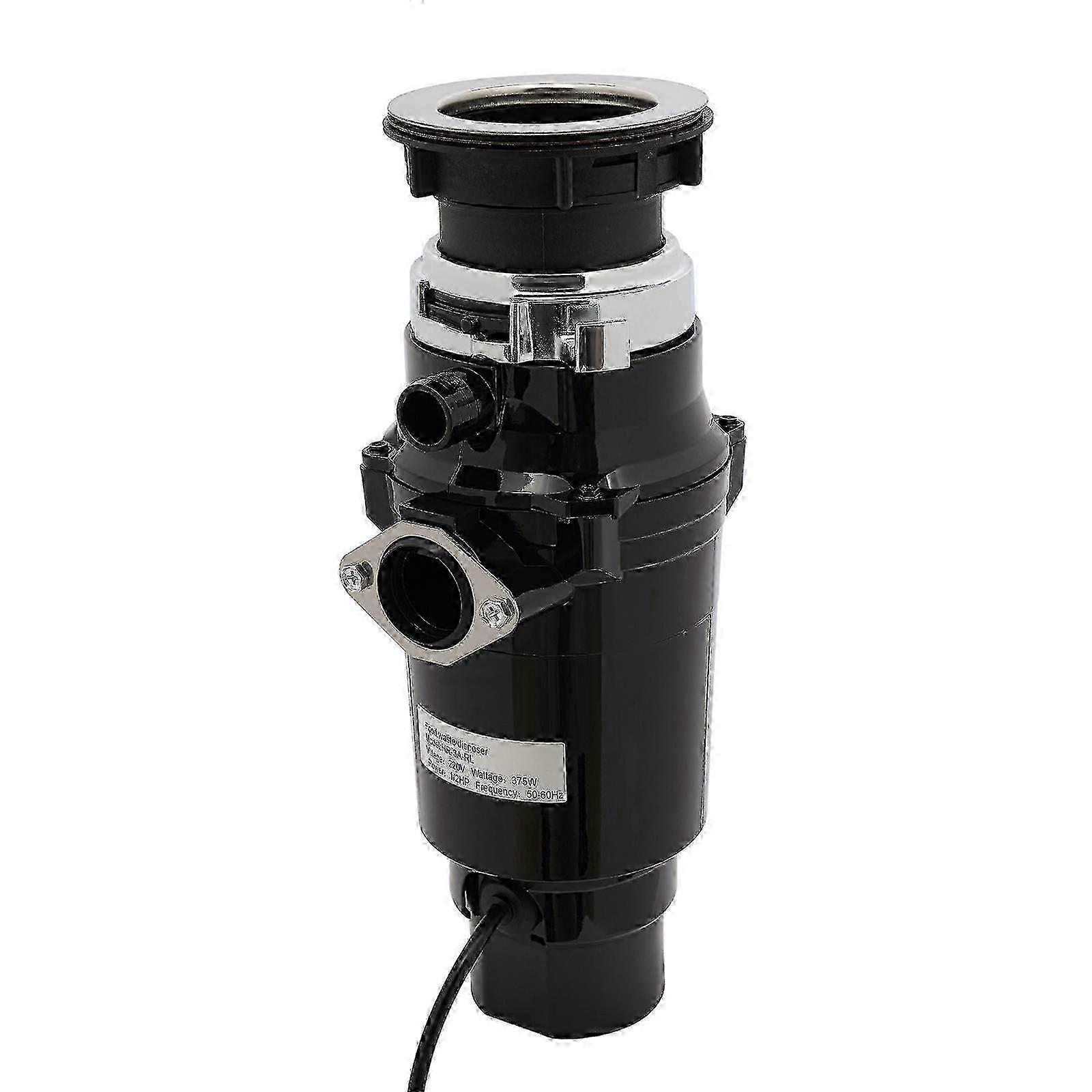 375W garbage disposer for quick kitchen waste disposal