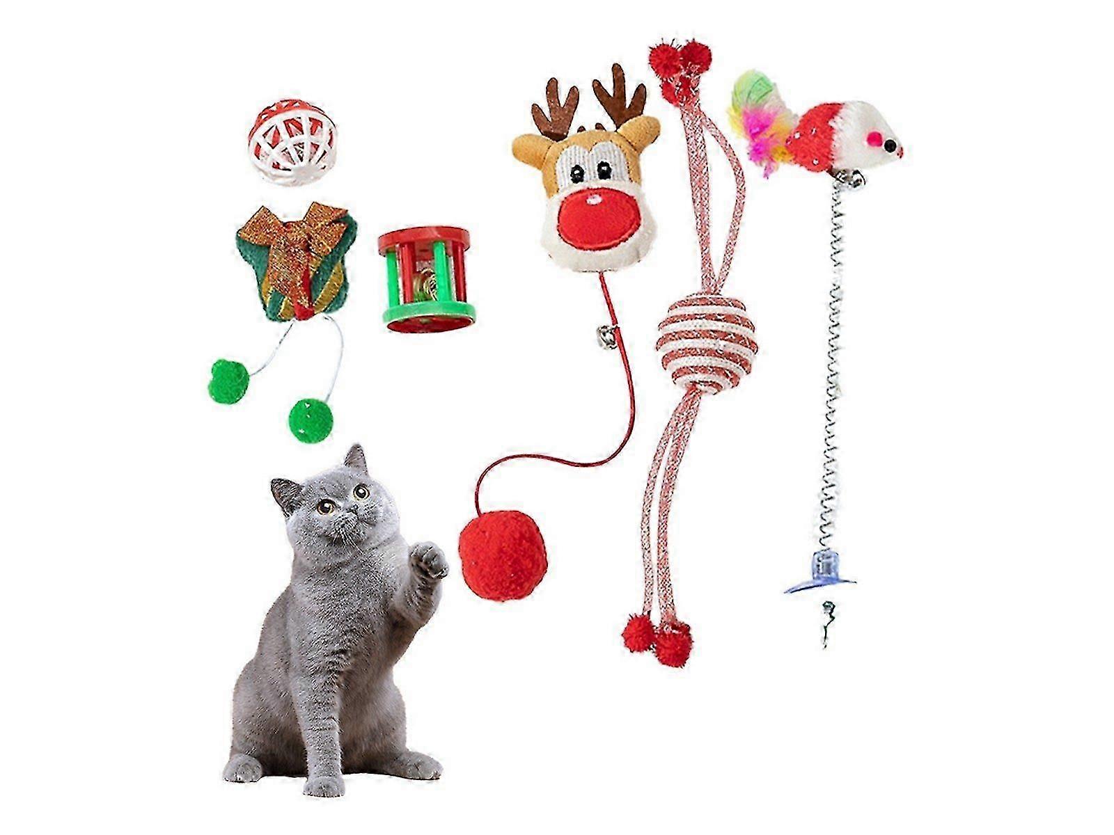 Christmas Cat Toy Set Cat Interactive Toy Set - Set 3
