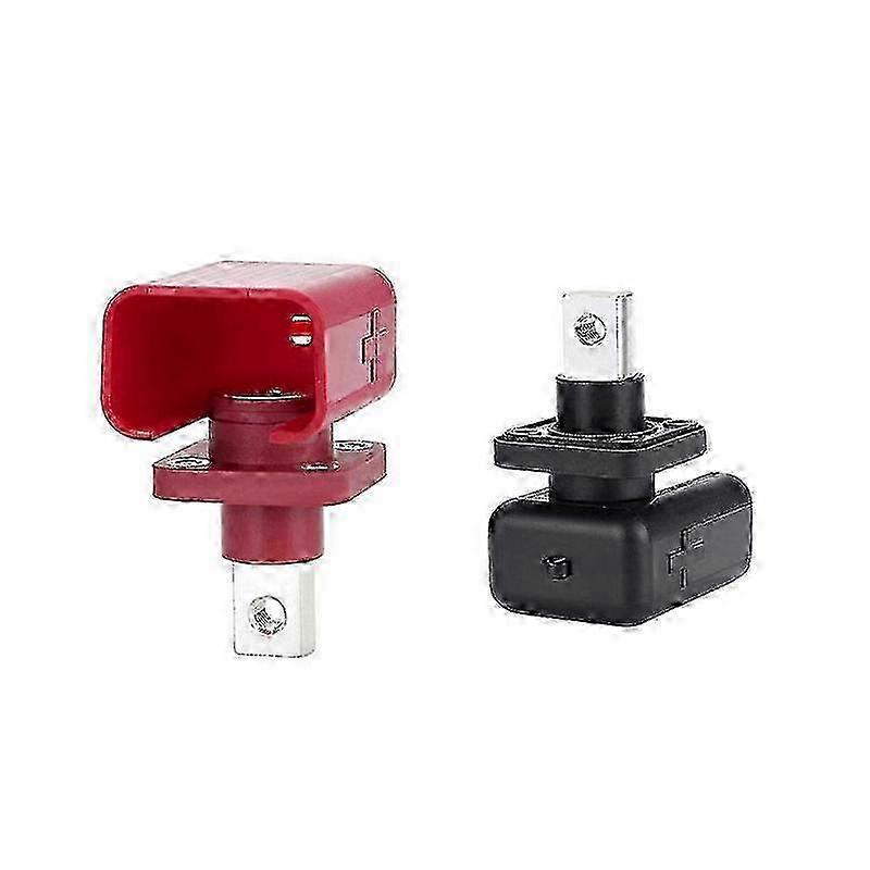 2 Pcs 200a All-copper Lithium Battery Post High-current Copper Terminal Battery Connector Energy St