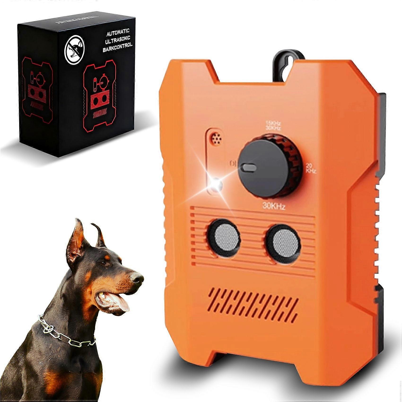 BarkGuard Ultrasonic Anti-Bark Device, 2026 New Dog Bark Deterrent Device, Rechargeable Dog Behavior Training Device with LED Flashlight